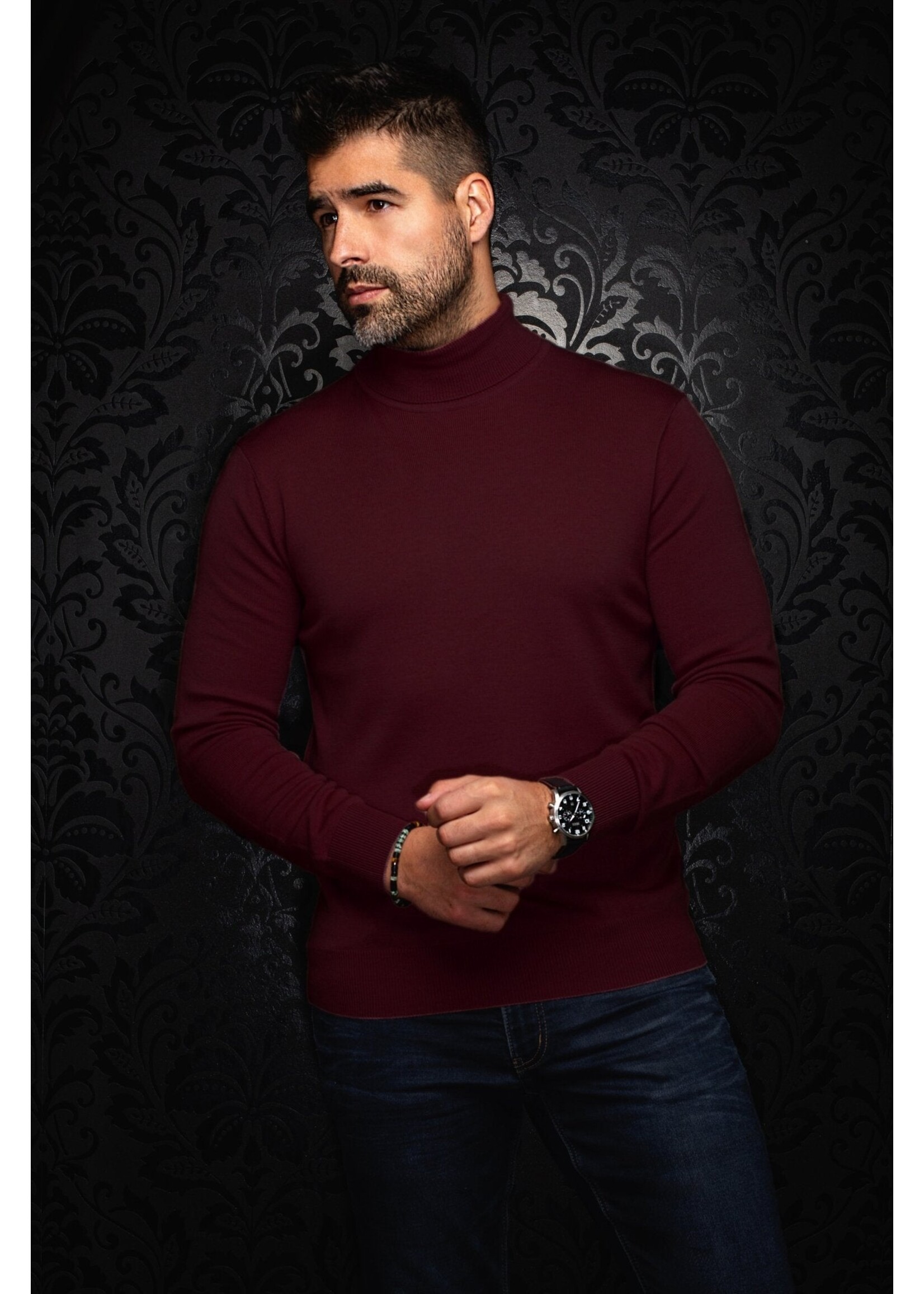 AU NOIR MERINOS WOOL CHANDAIL | ARKANES