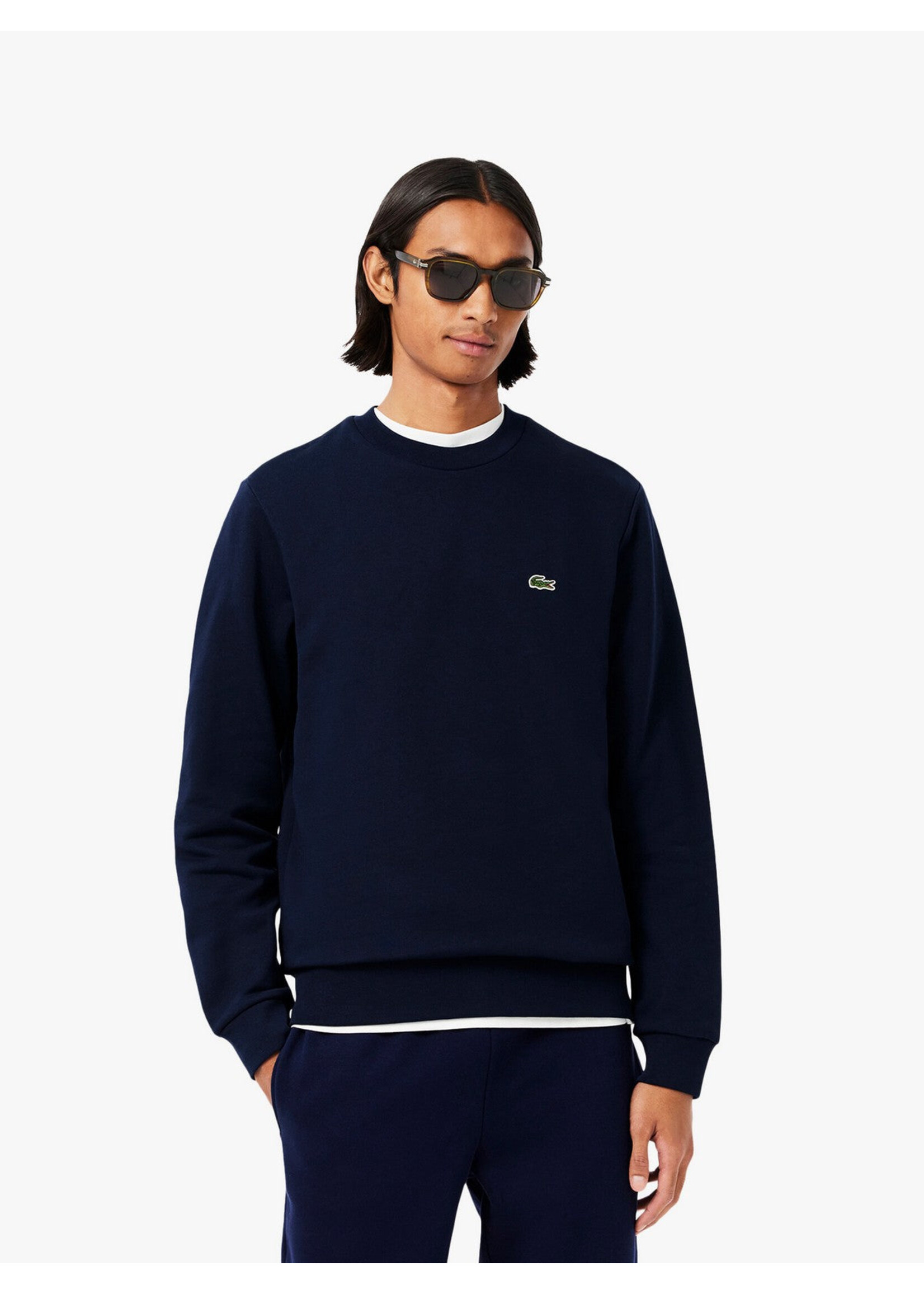 LACOSTE Men's Classic Fit Fleece Sweatshirt