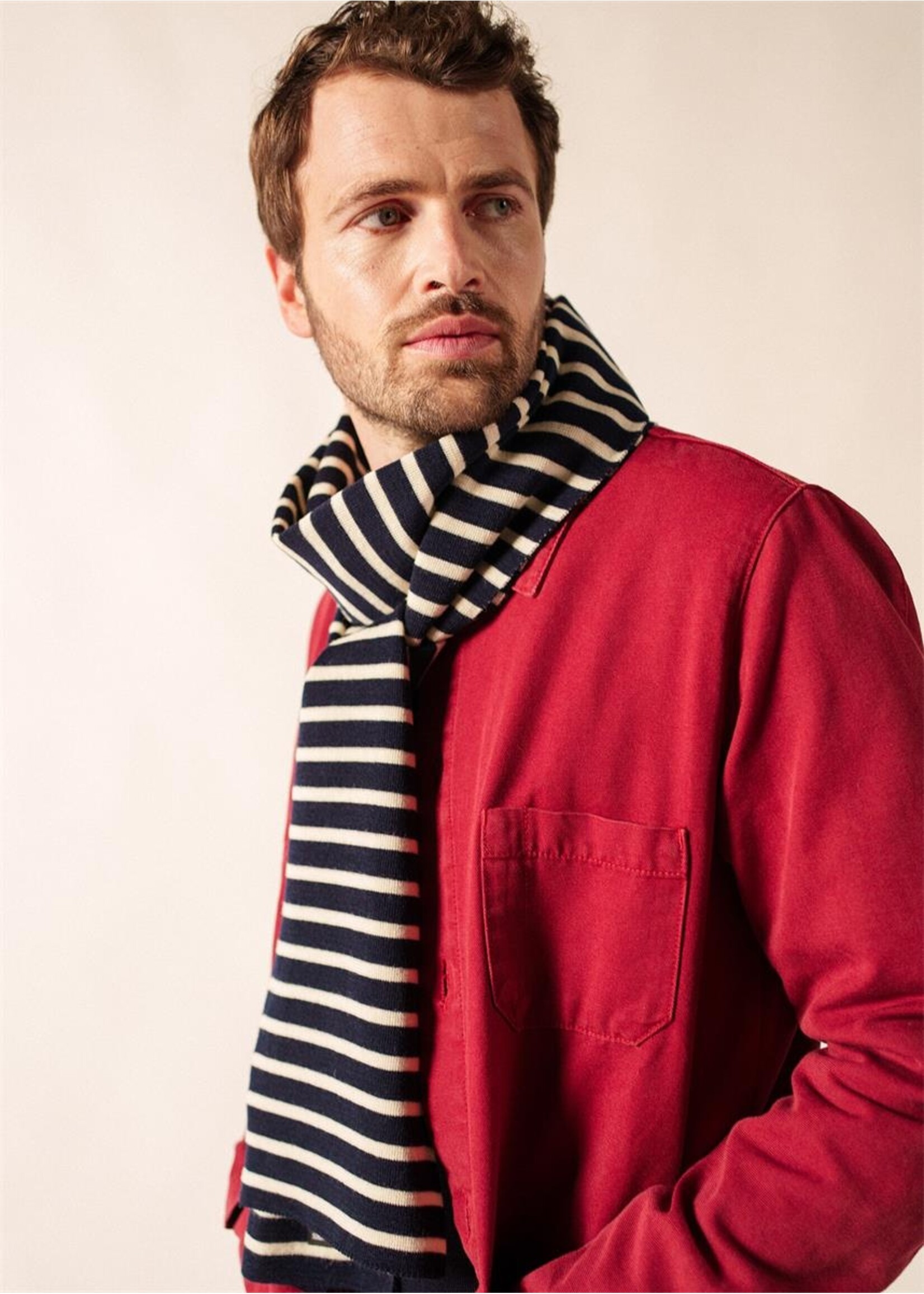 SAINT-JAMES Wool scarf, made in Normandy - GRDE SCARF R - 2 colors available