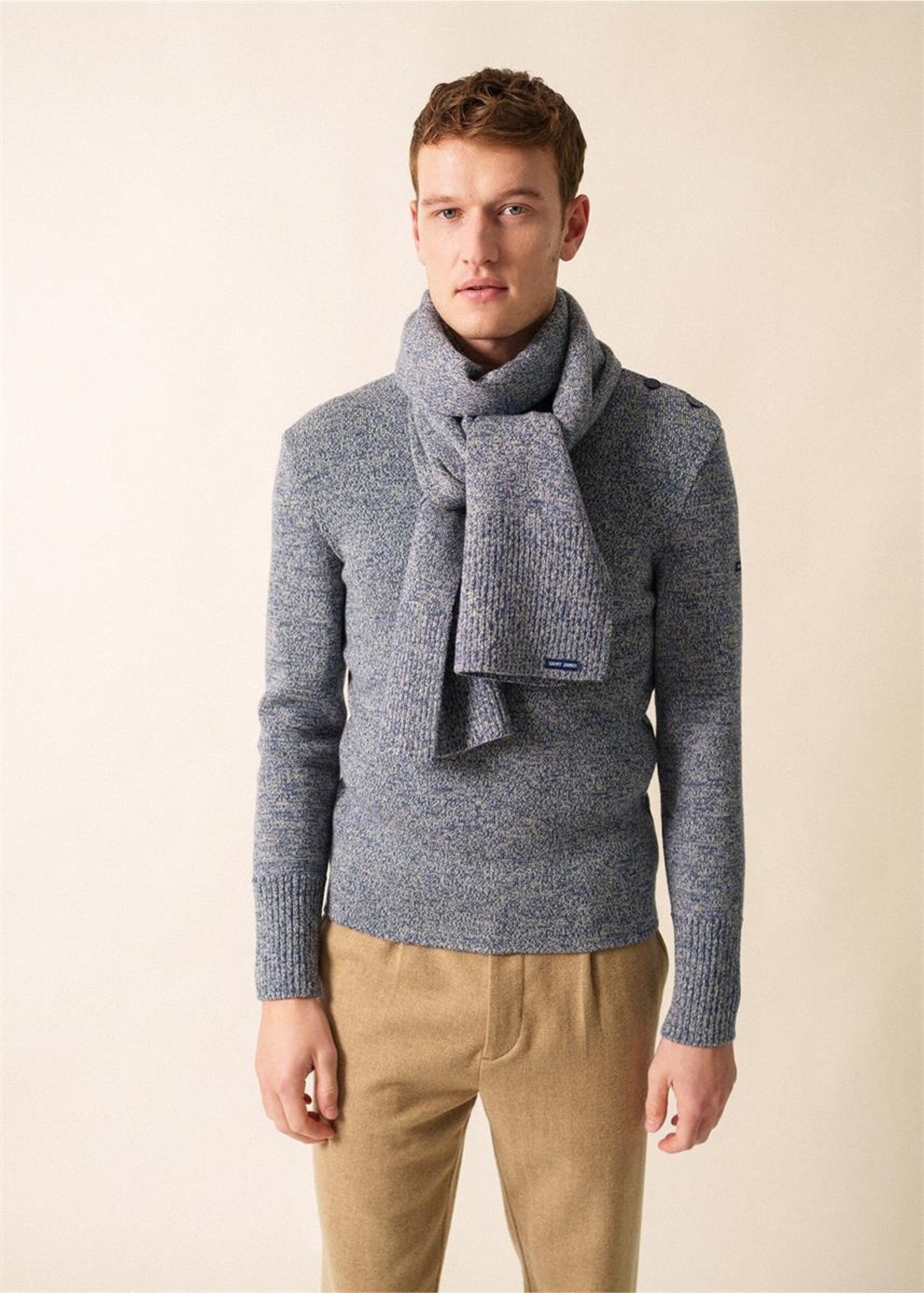 SAINT-JAMES Wool scarf, new generation- BREAUTÉ