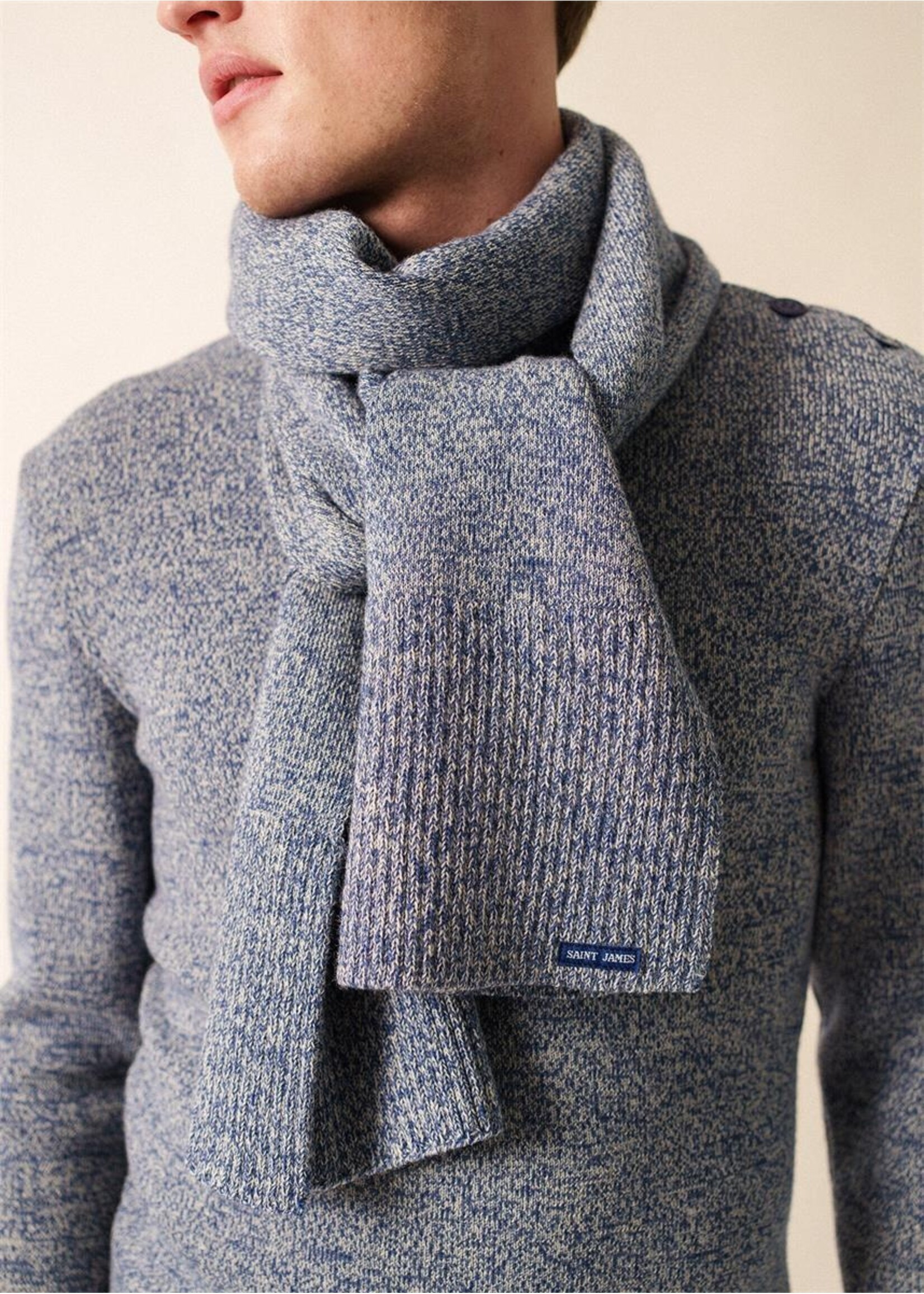 SAINT-JAMES Wool scarf, new generation- BREAUTÉ