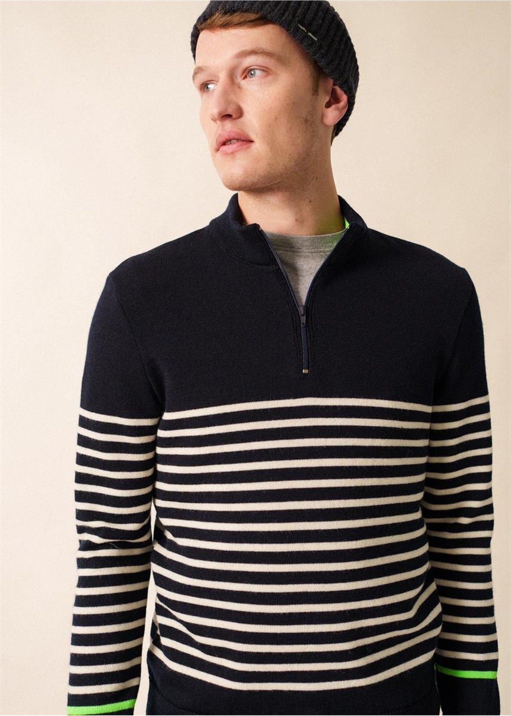 SAINT-JAMES Striped wool knitted jersey - VAL THORENS
