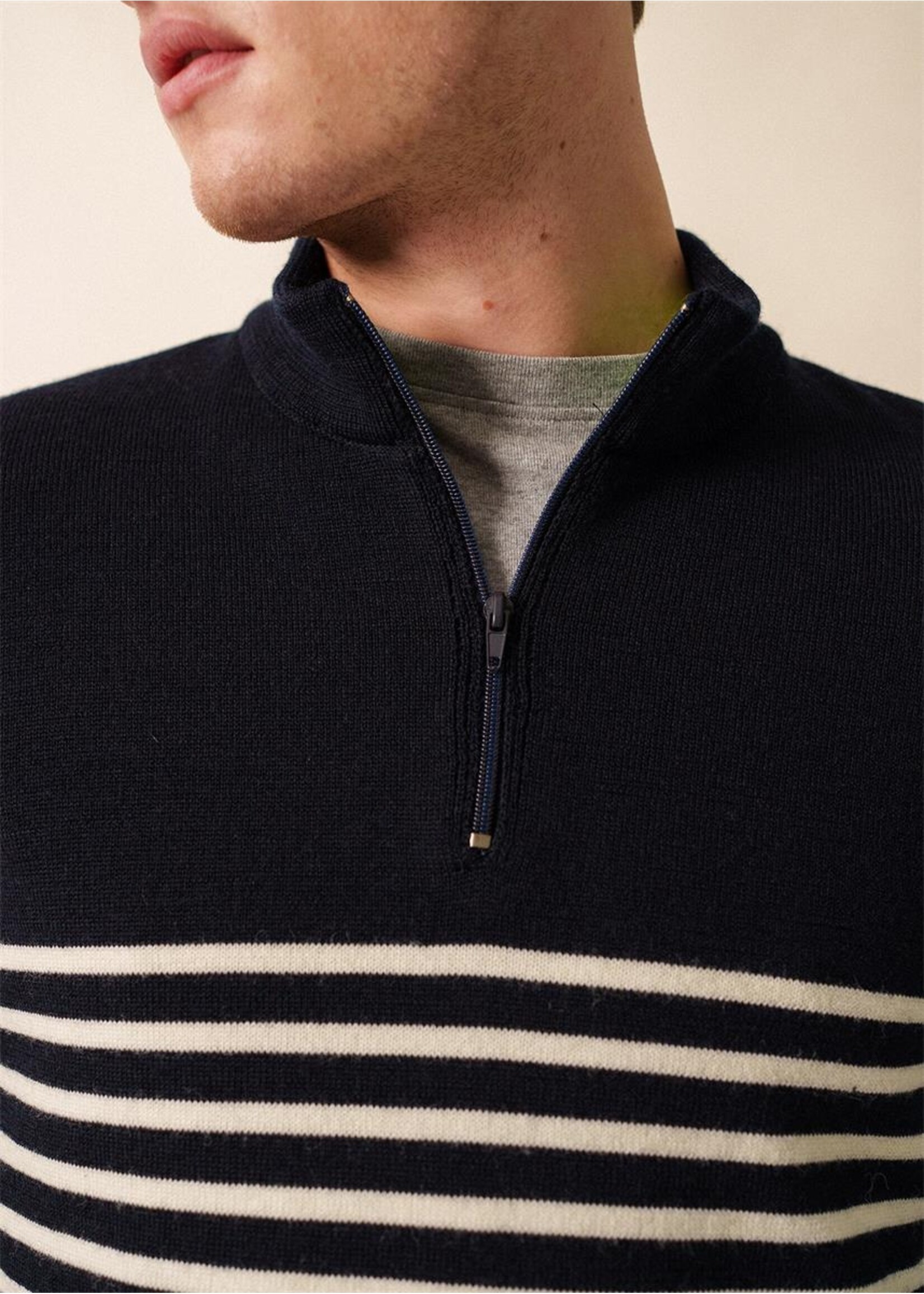 SAINT-JAMES Striped wool knitted jersey - VAL THORENS