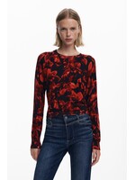 DESIGUAL Lightweight floral sweater JERS_LUND