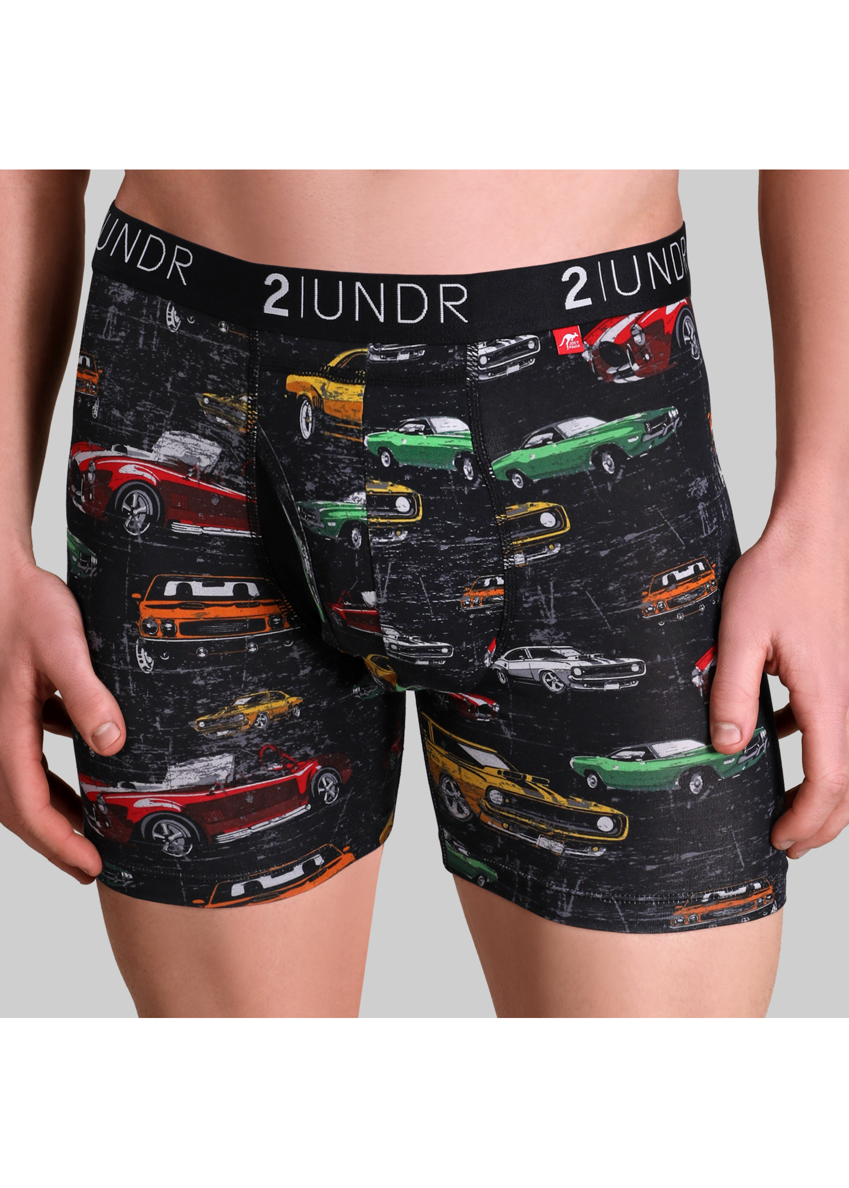 2|UNDR Boxer 6'' Swing Shift en mélange de modal - VOITURES ANCIENNES