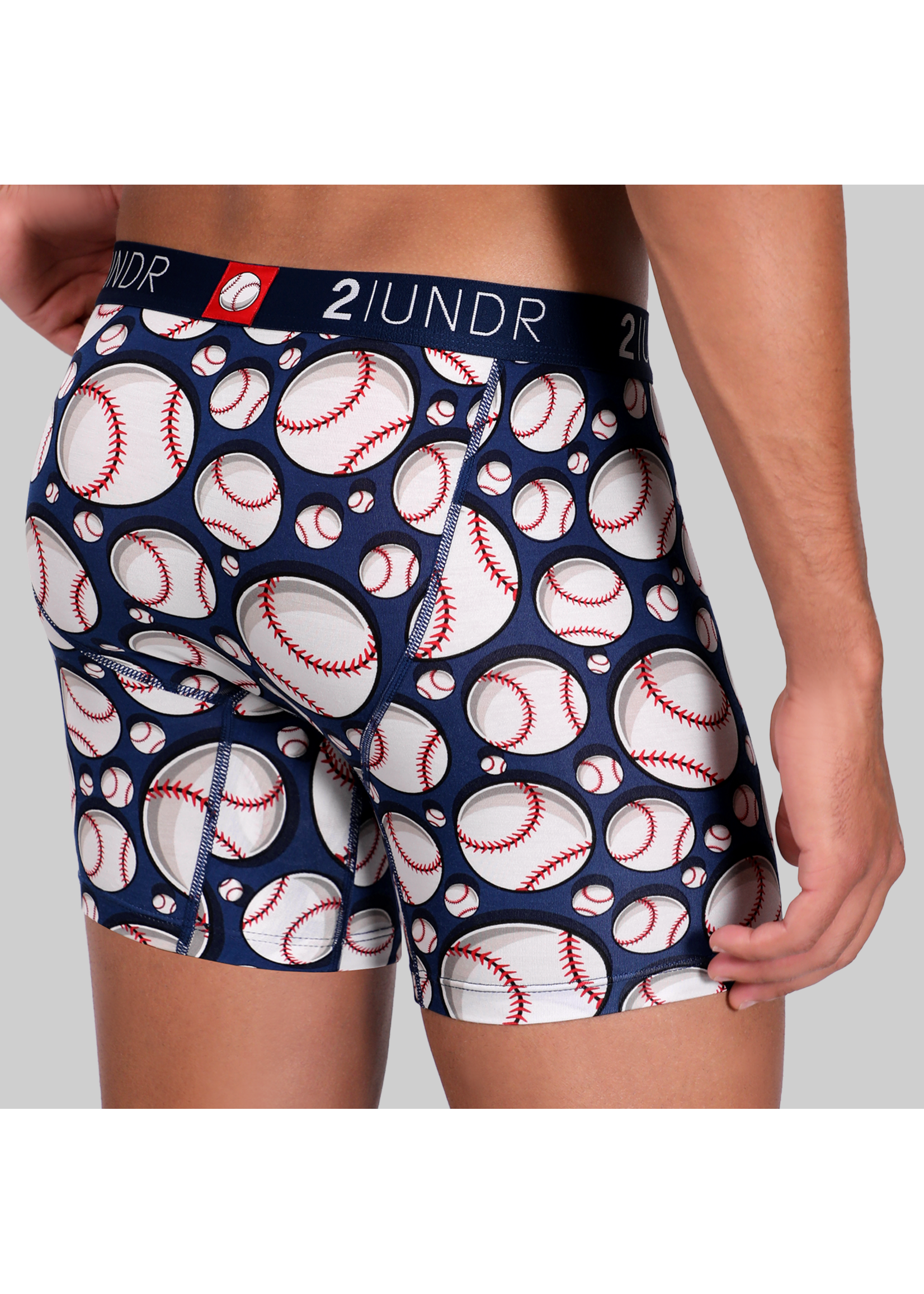 2|UNDR Boxer 6'' Swing Shift en mélange de modal UPPER DECK-Homme