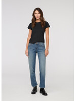 DUER Performance Denim Mid Rise Straight - Blue Ash