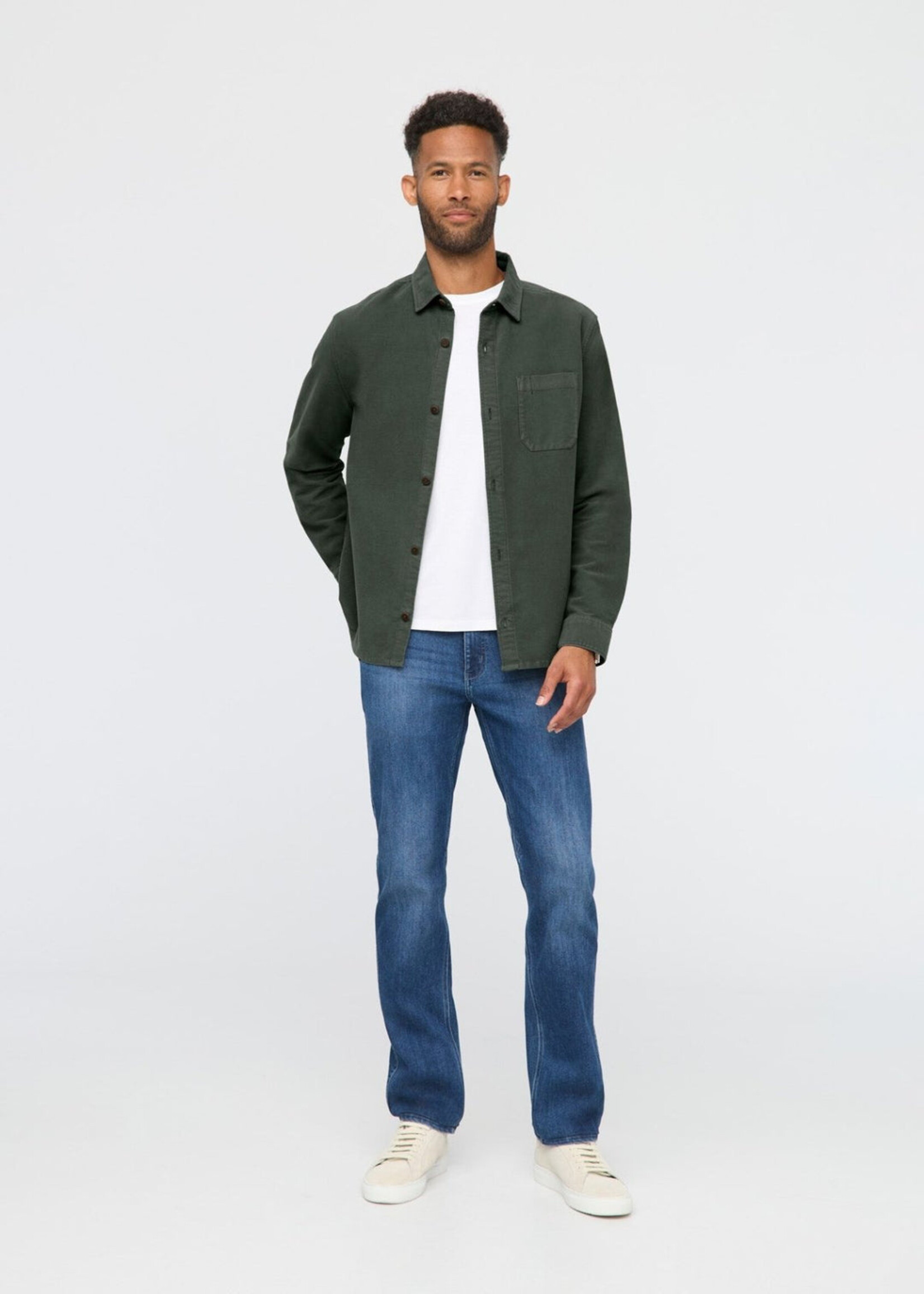 DUER No Sweat Moleskin Shirt - Peat