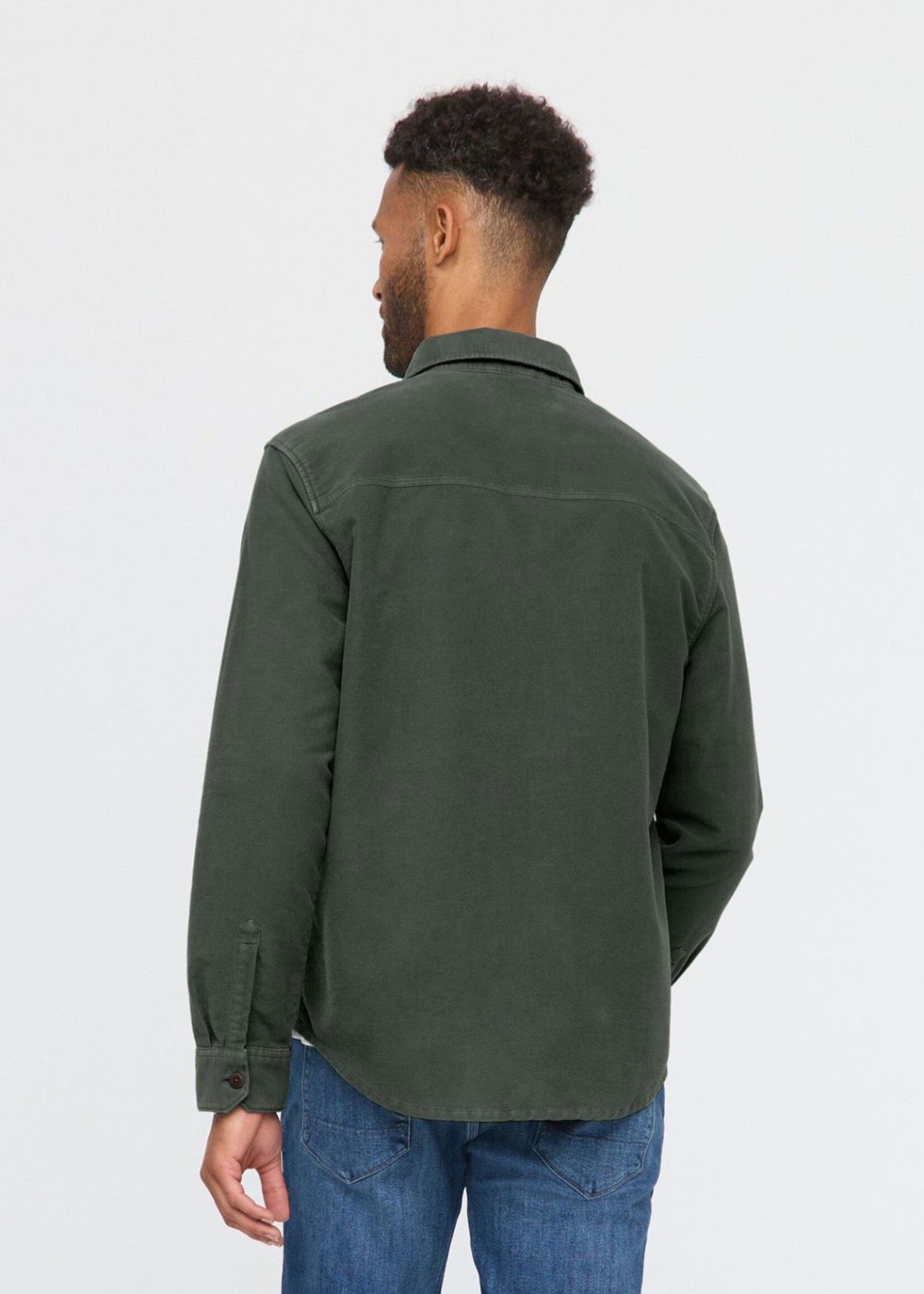 DUER No Sweat Moleskin Shirt - Peat