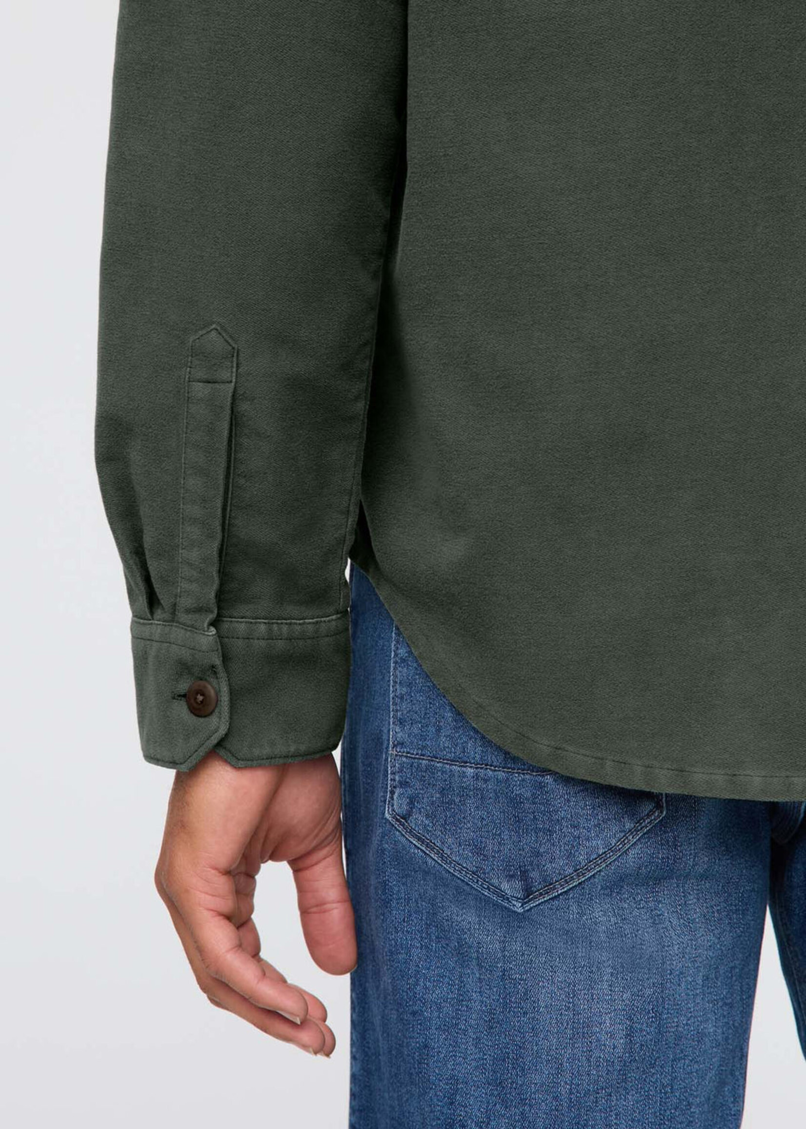 DUER Chemise en moleskine No Sweat - Tourbe