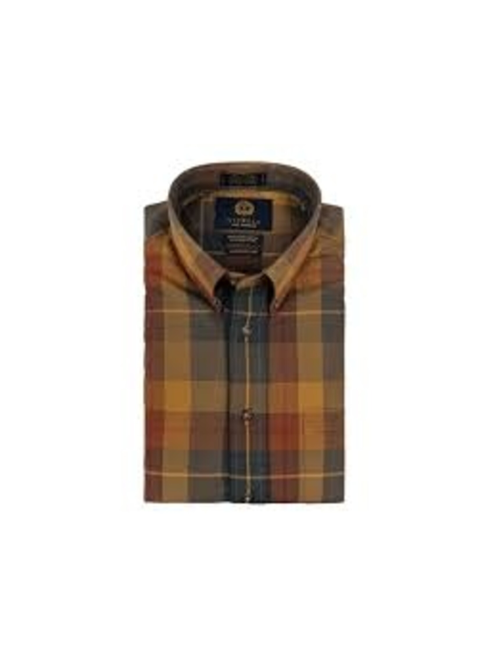 VIYELLA Viyella Sport Shirt - Pecan Plaid