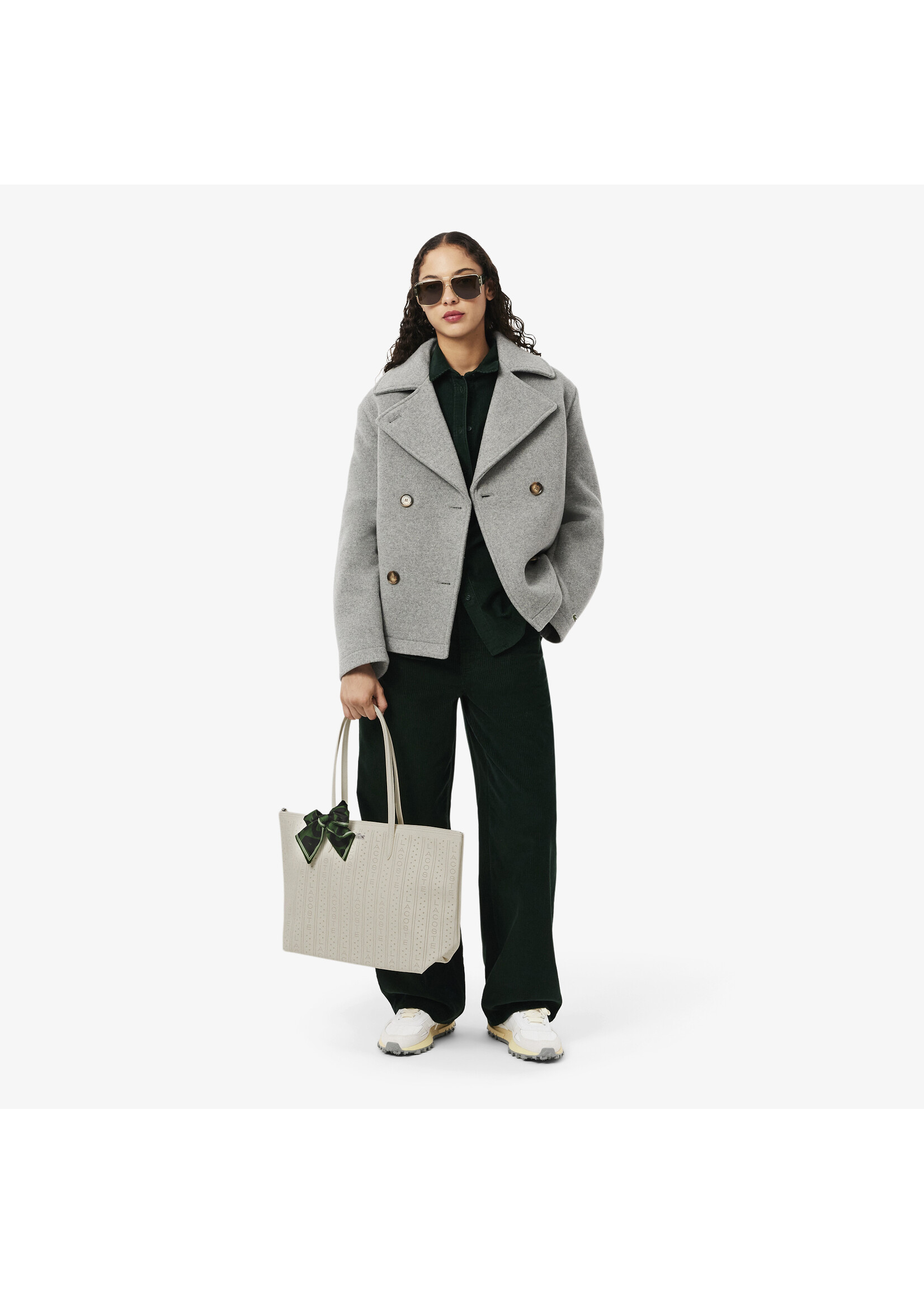 LACOSTE Sac cabas perforé L.12.12 Concept Seasonal-Punch Wording Laponie