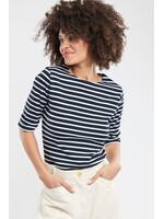 ARMOR-LUX Marinière manches 3/4 en coton interlock pour femme-CANCALE