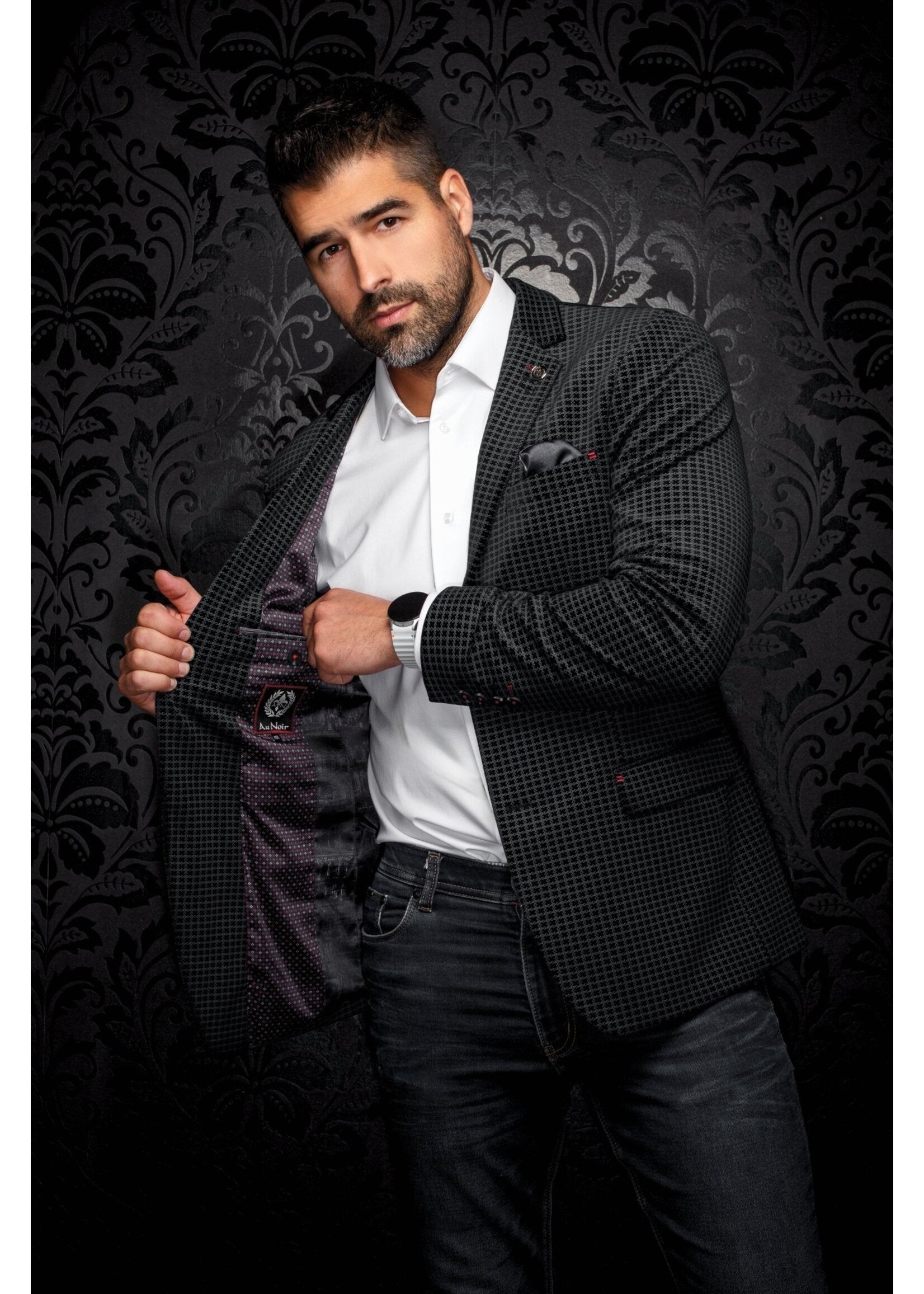 AU NOIR Blazer | HEMSWORTH, Black