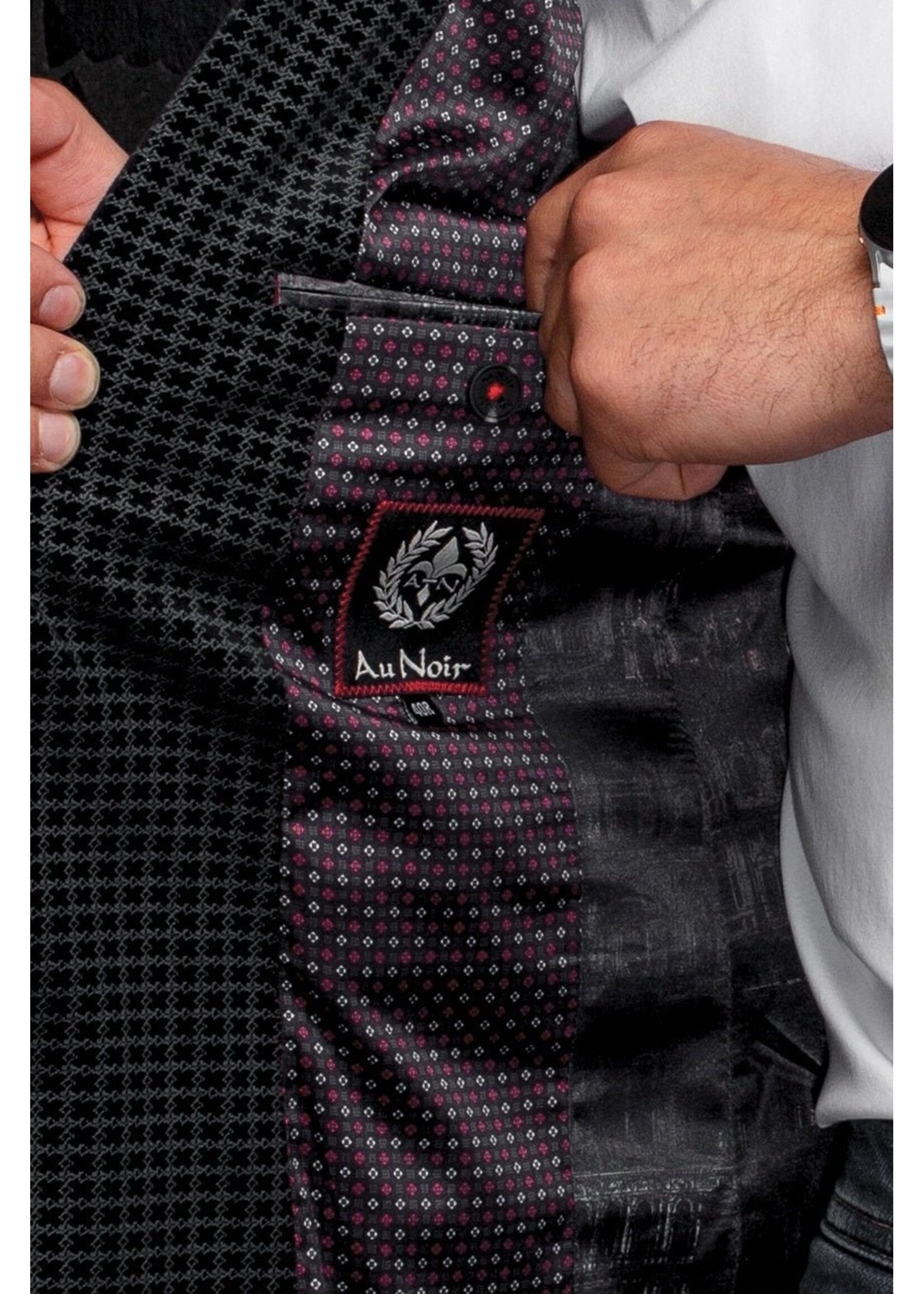 AU NOIR Veston décontracté HEMSWORTH - Noir