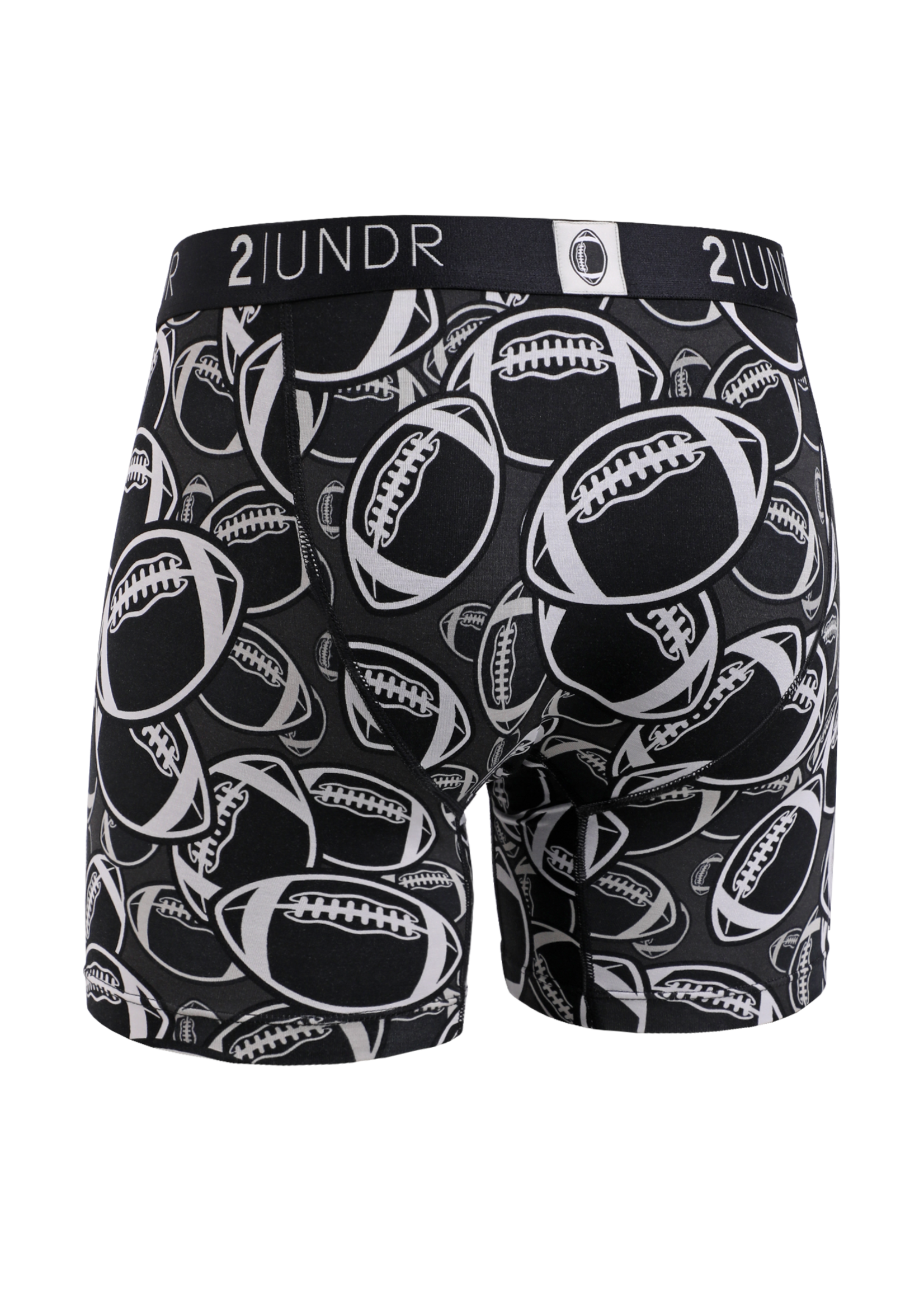 2|UNDR Boxer 6'' Swing Shift en mélange de modal GRID IRON-Homme