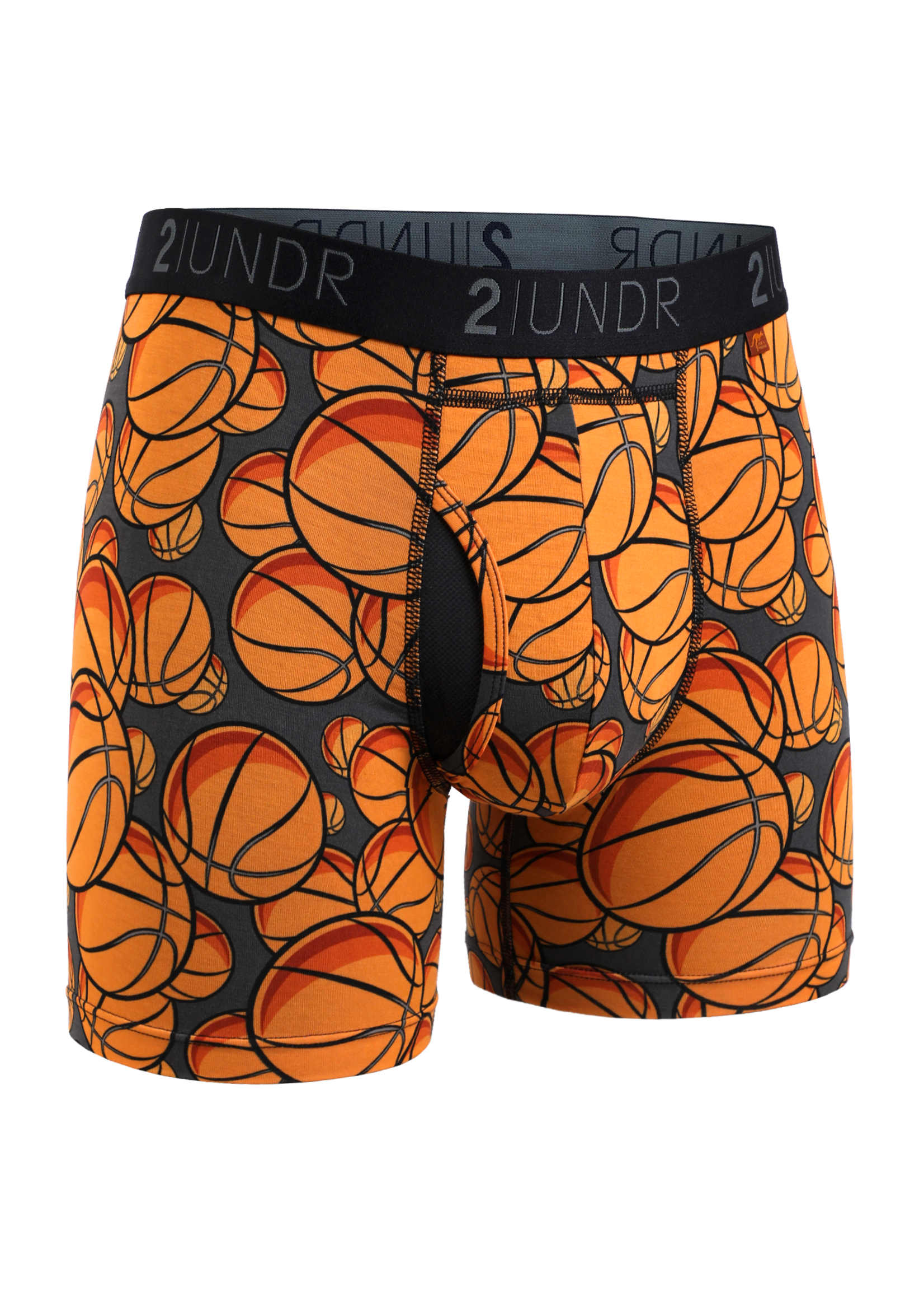 2|UNDR Swing Shift 6" Boxer Brief - Hoops