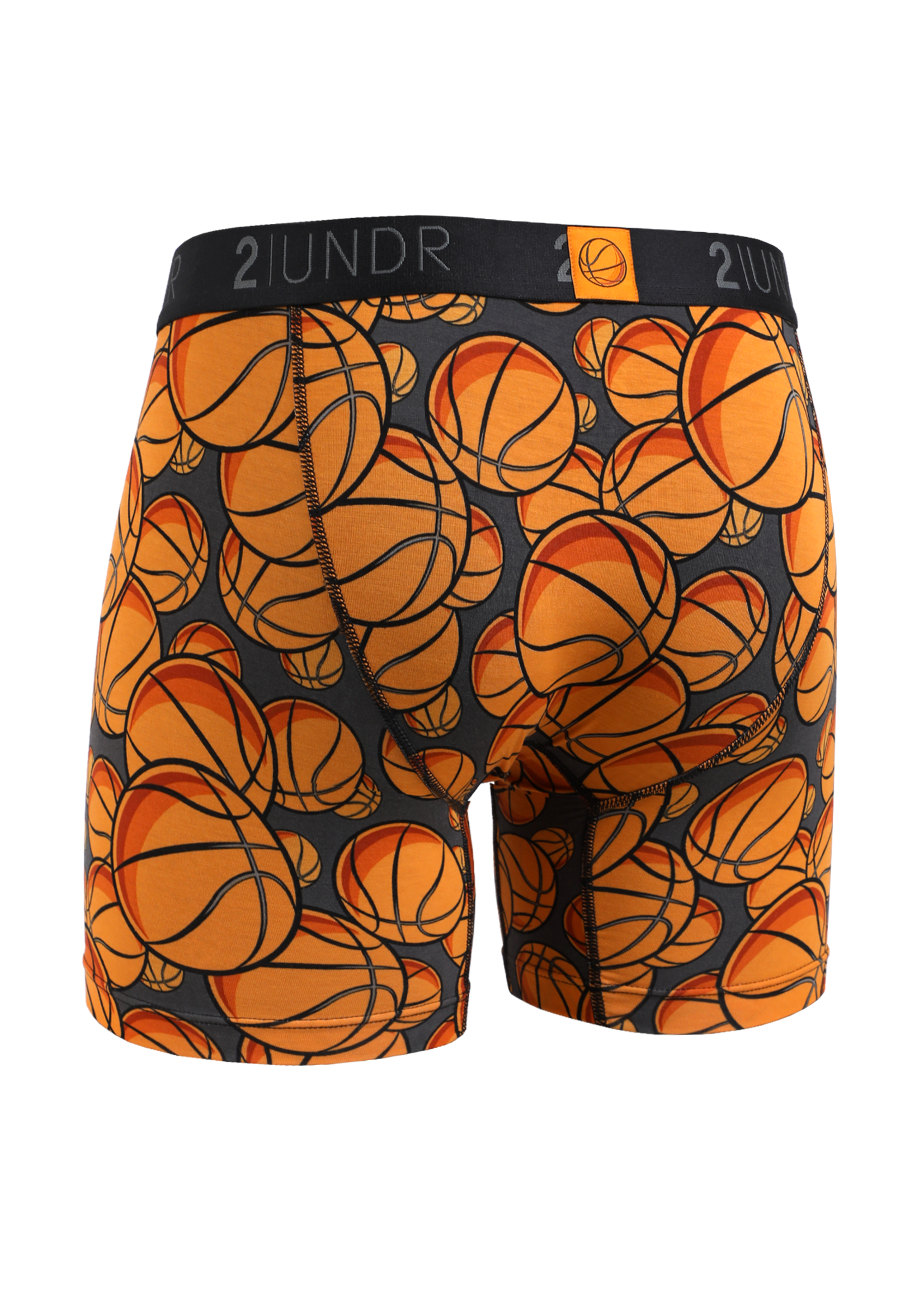 2|UNDR Swing Shift 6" Boxer Brief - Hoops