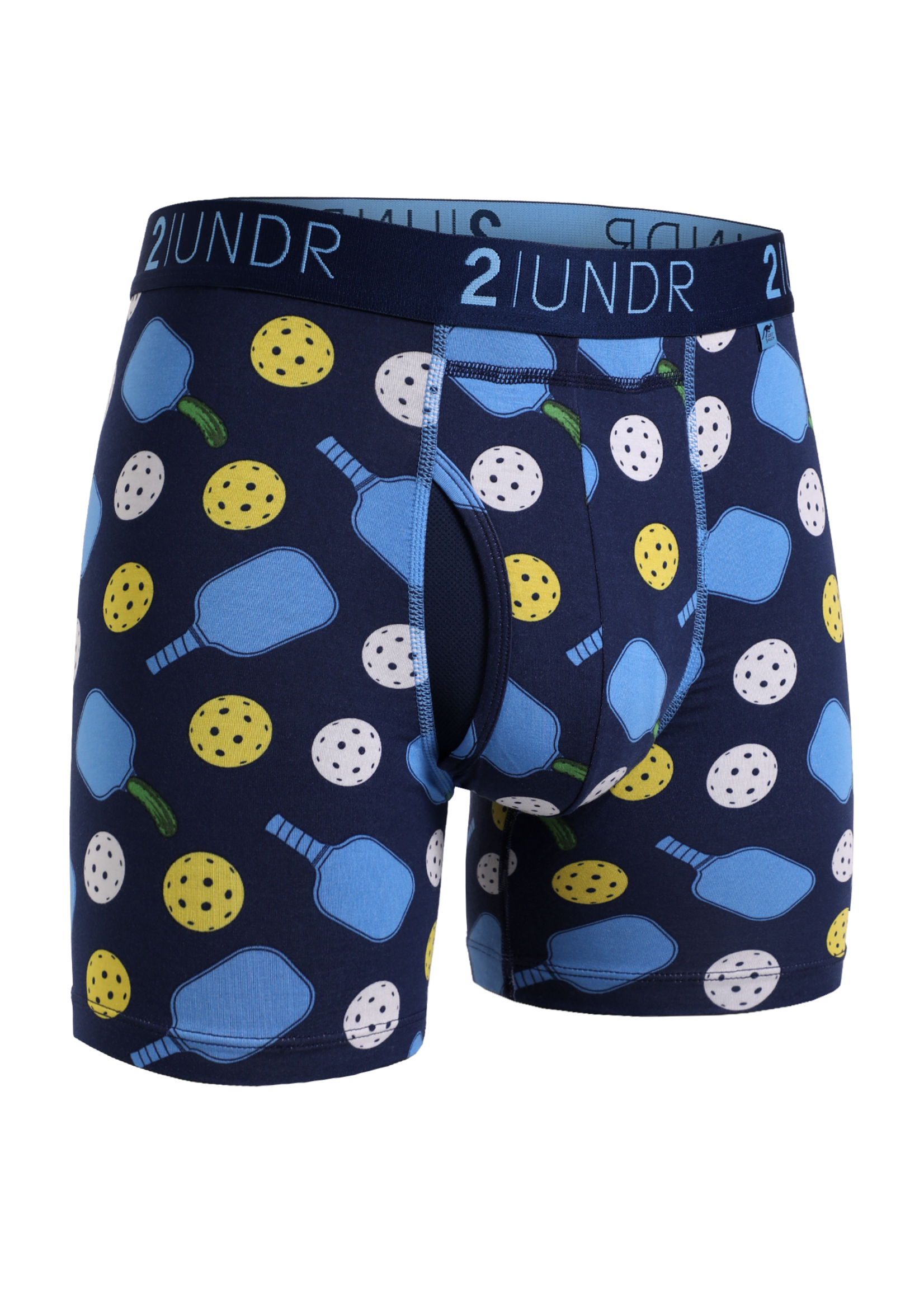 2|UNDR Boxer 6'' Swing Shift en mélange de modal PICKLED BALLS-Homme