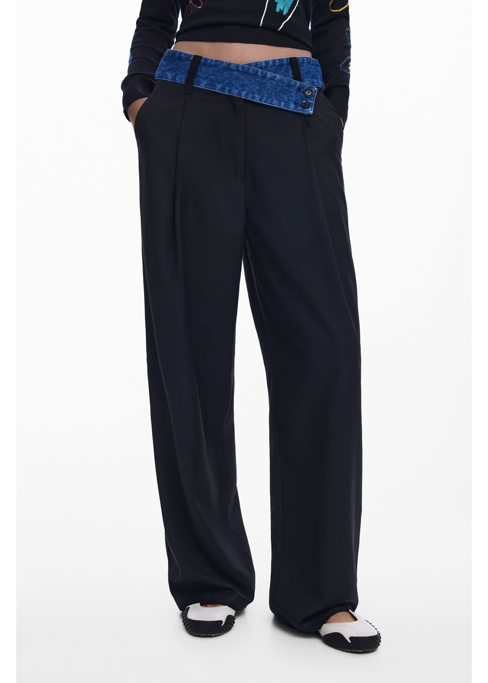 DESIGUAL Pantalon avec ceinture de jeans Desigual - PANT_DENIMWAIST