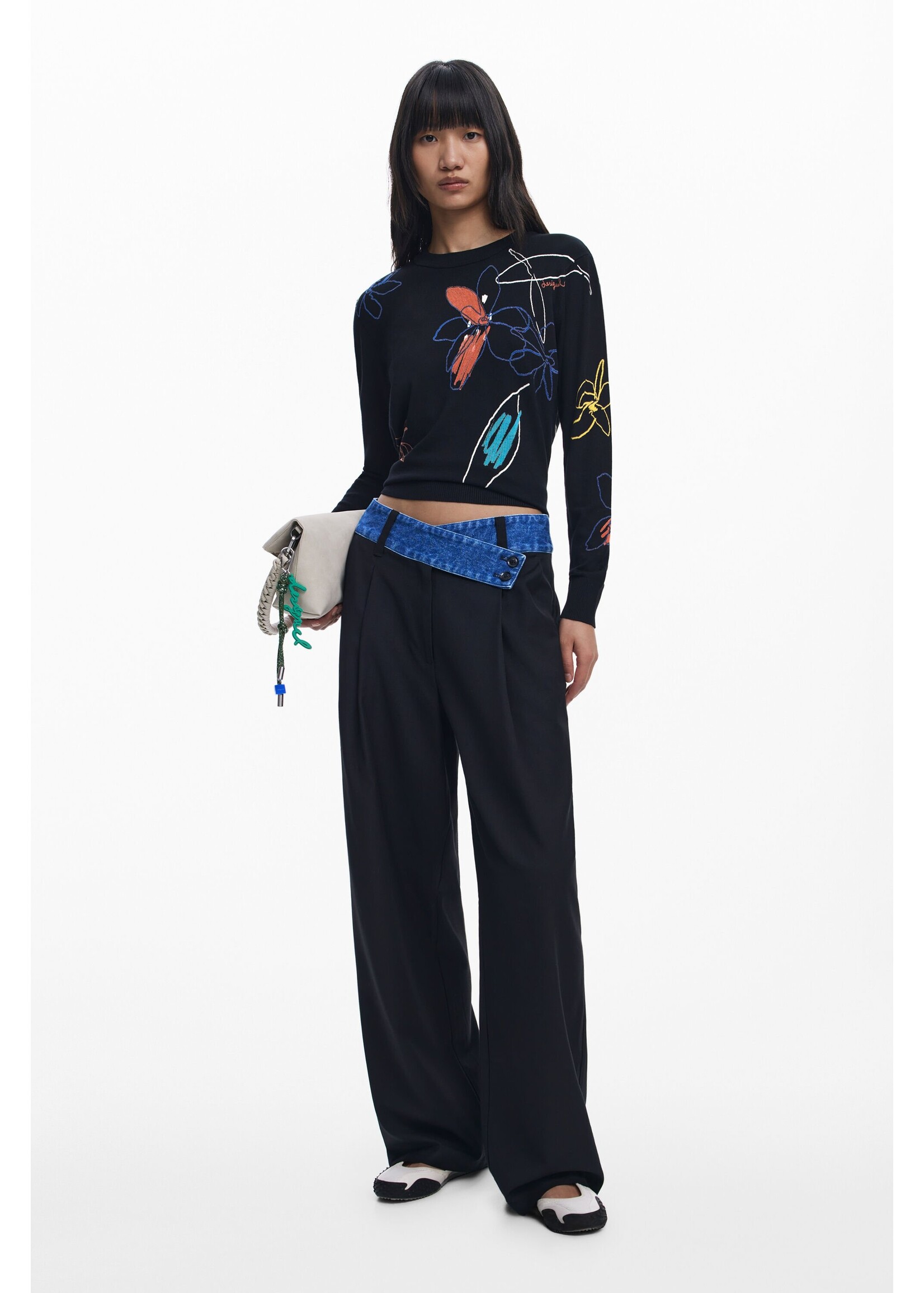 DESIGUAL Pantalon avec ceinture de jeans Desigual - PANT_DENIMWAIST