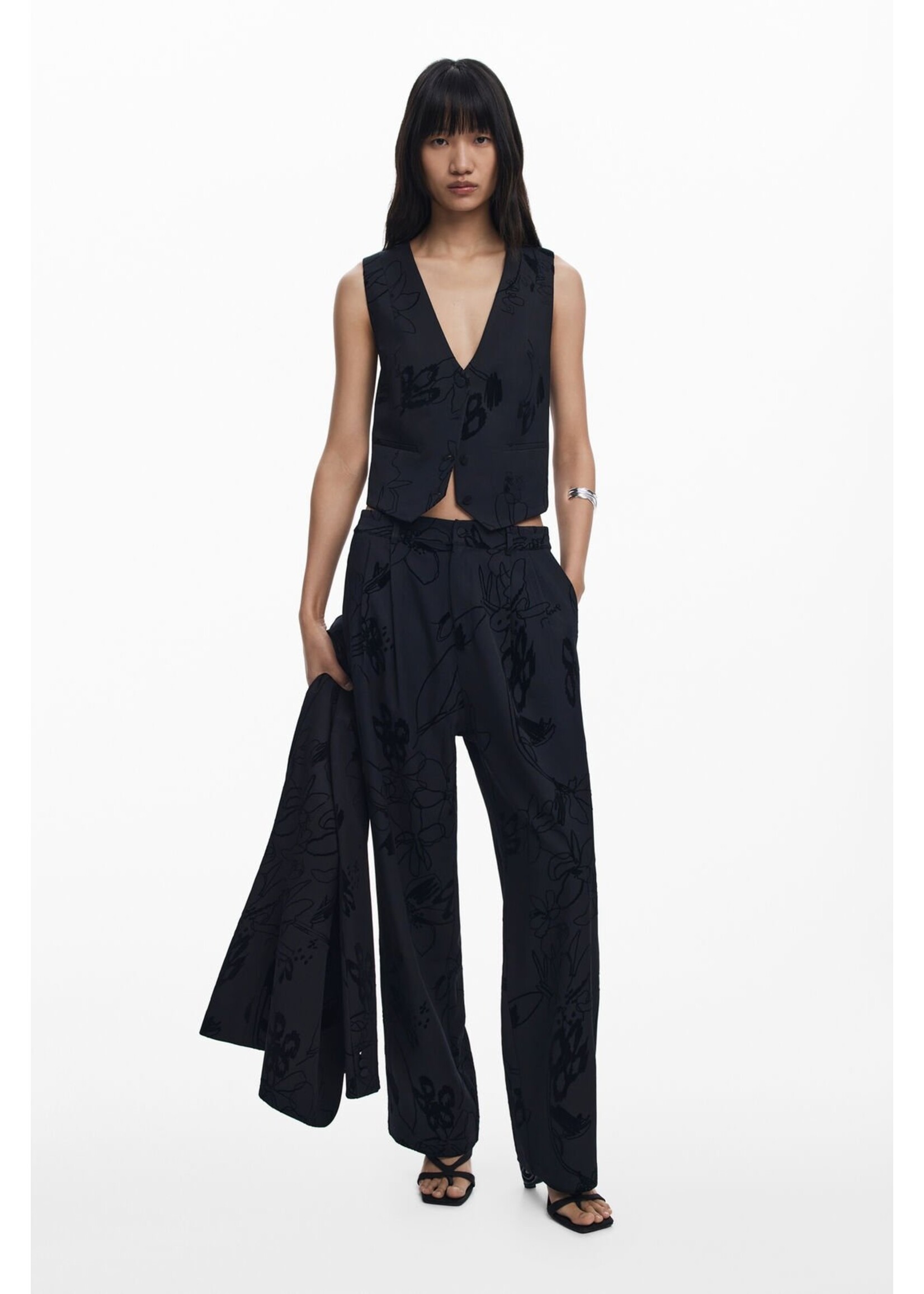 DESIGUAL Dress pleated pant Desigual - PANT_FLOCK