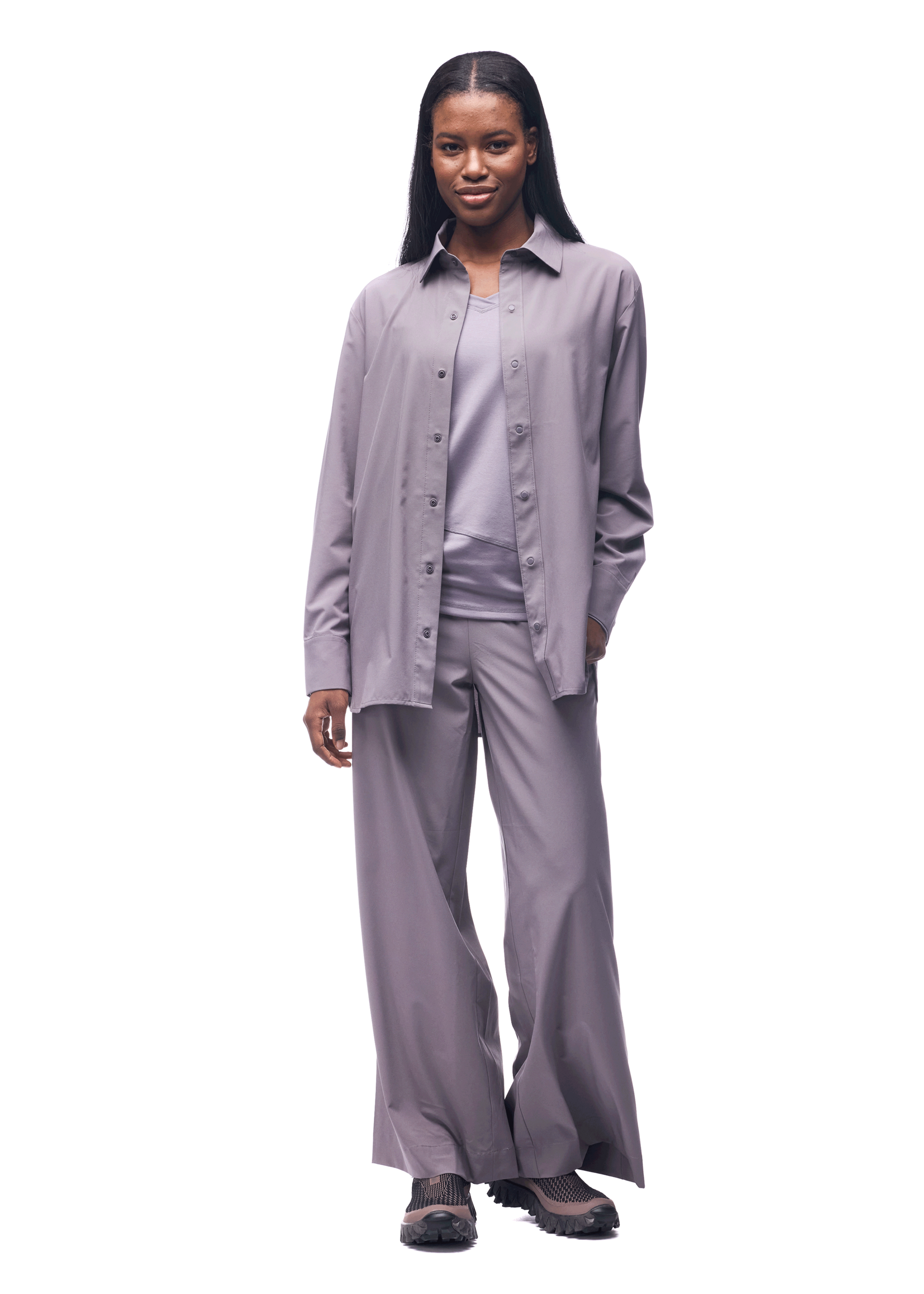 INDYEVA Blouse légère tissée extensible ML - BREEZY - 3 couleurs disponibles