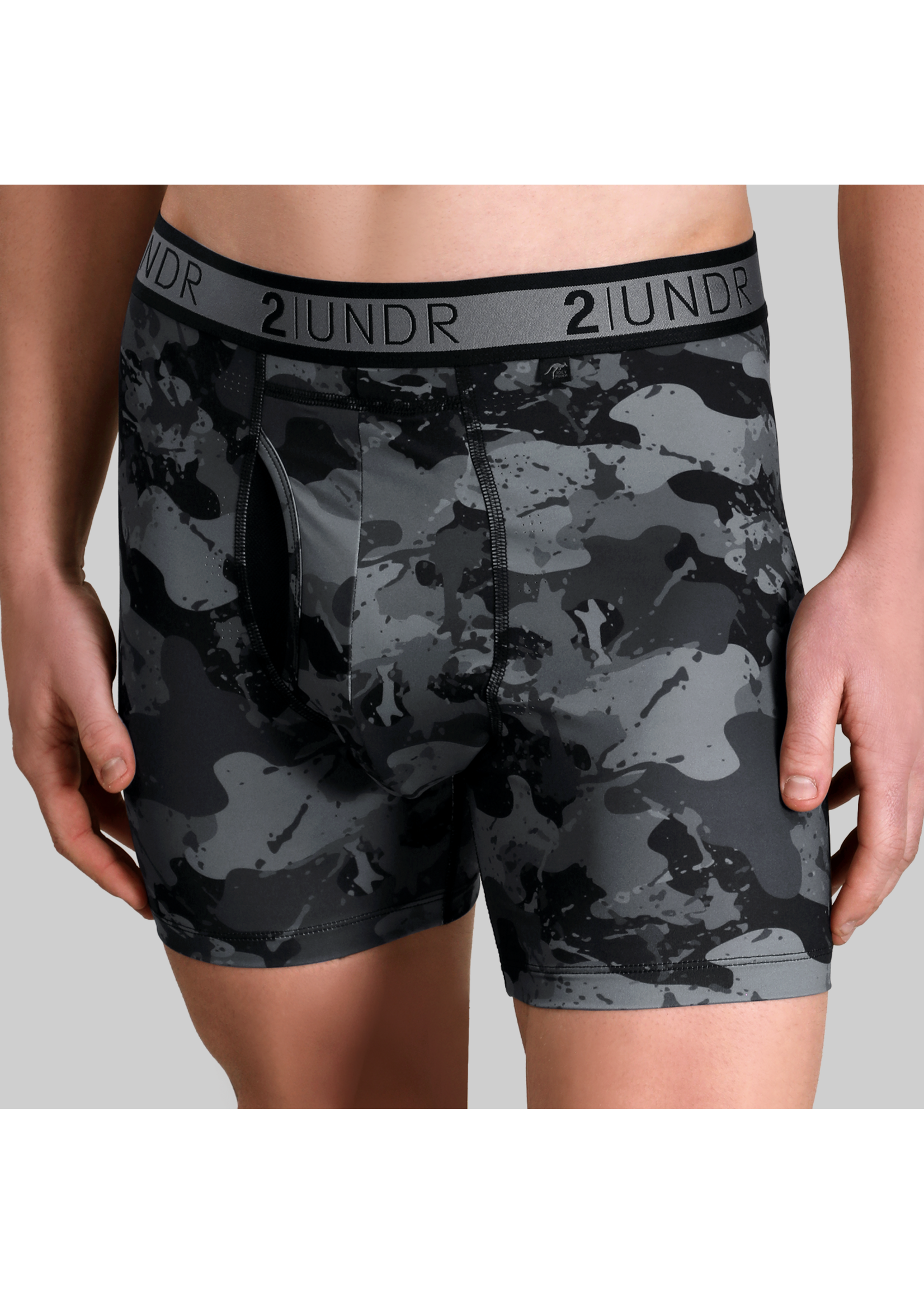 2|UNDR Boxer 6'' Sport shift en mélange de Polyester-2UNDR - 2 couleurs disponibles