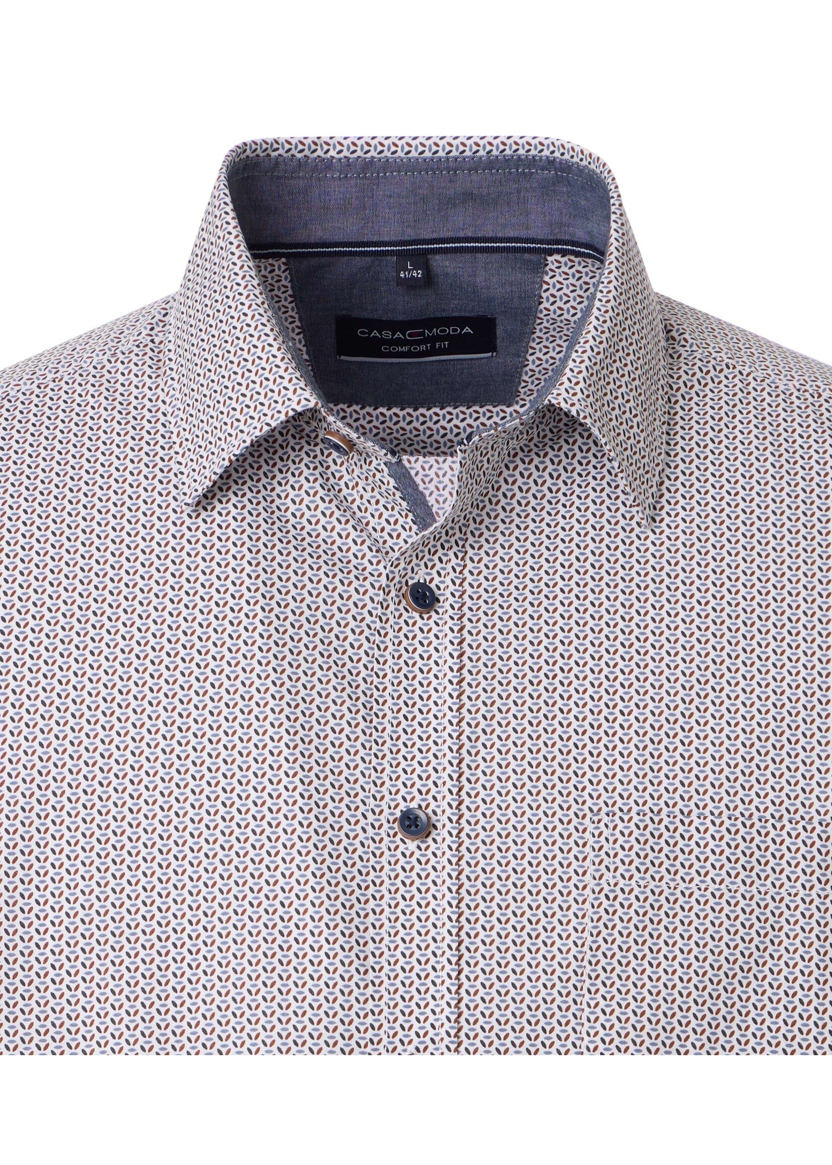 CASA MODA Chemise sport ML à petit motif arrondi