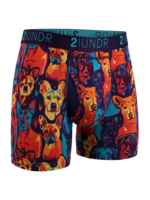 2|UNDR Boxer 6'' Swing Shift en mélange de modal avec imprimé de chiens-Homme