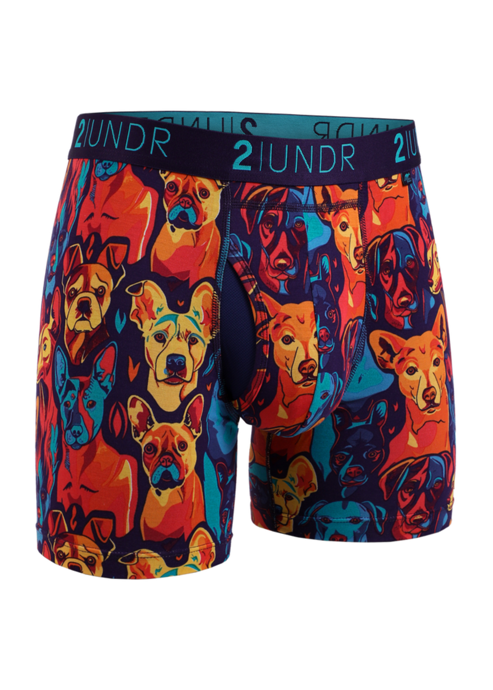 2|UNDR Swing Shift 6" Boxer Brief - Mans Best Friend