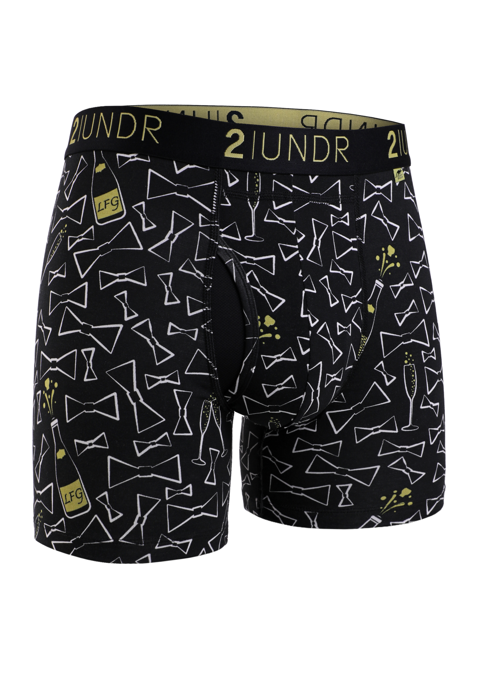 2|UNDR Boxer 6'' Swing Shift en mélange de modal imprimé garçon d'honneur-Homme
