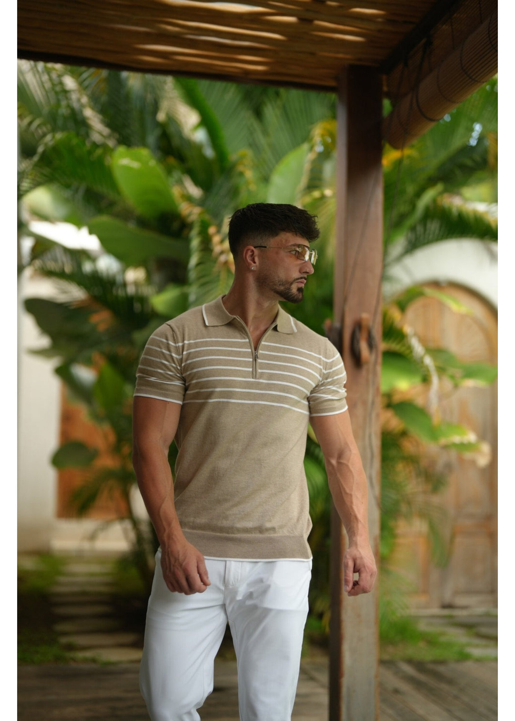 AU NOIR Tricot à col polo Au Noir - OBAN 2 couleurs disponibles