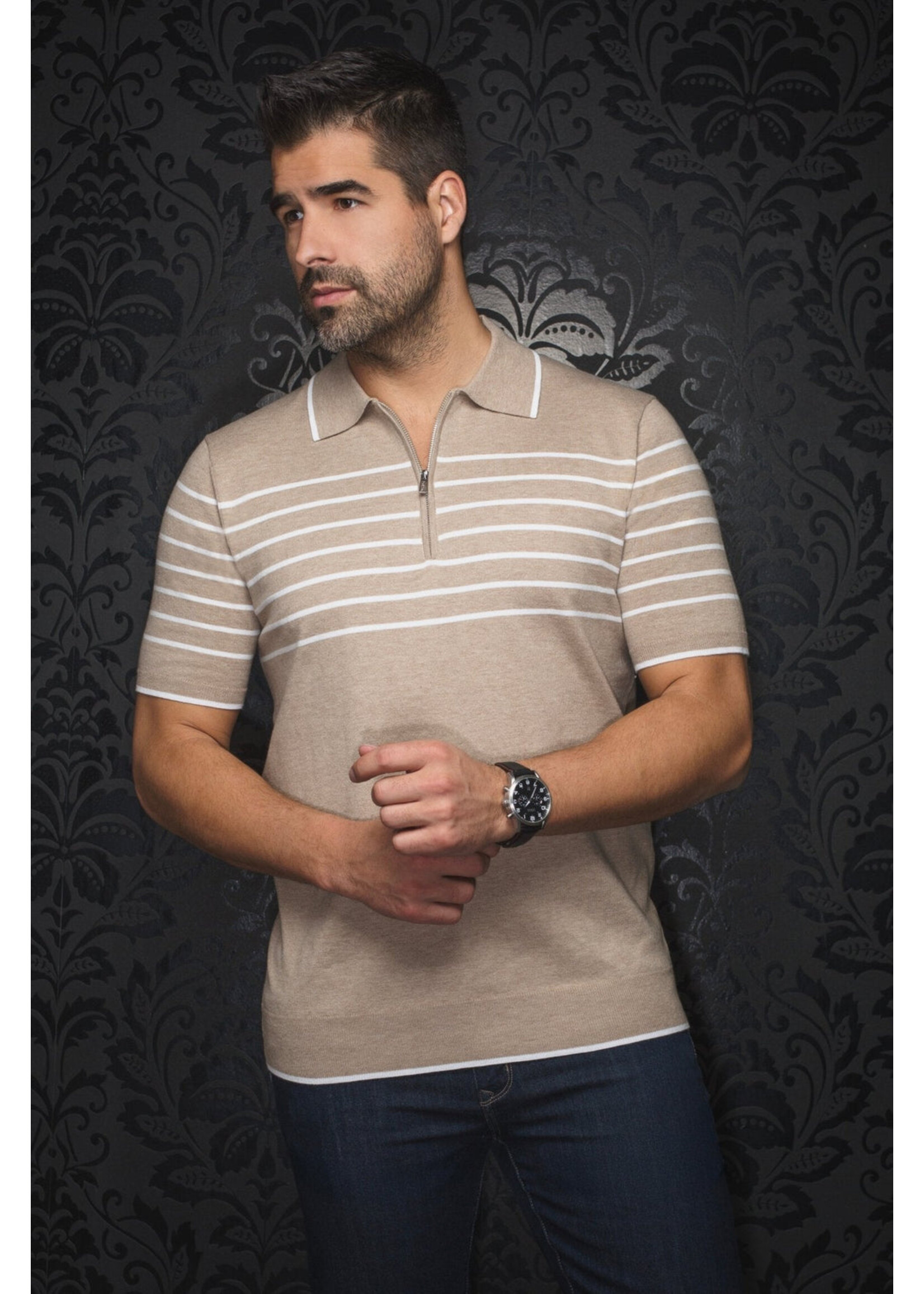 AU NOIR Tricot à col polo Au Noir - OBAN 2 couleurs disponibles