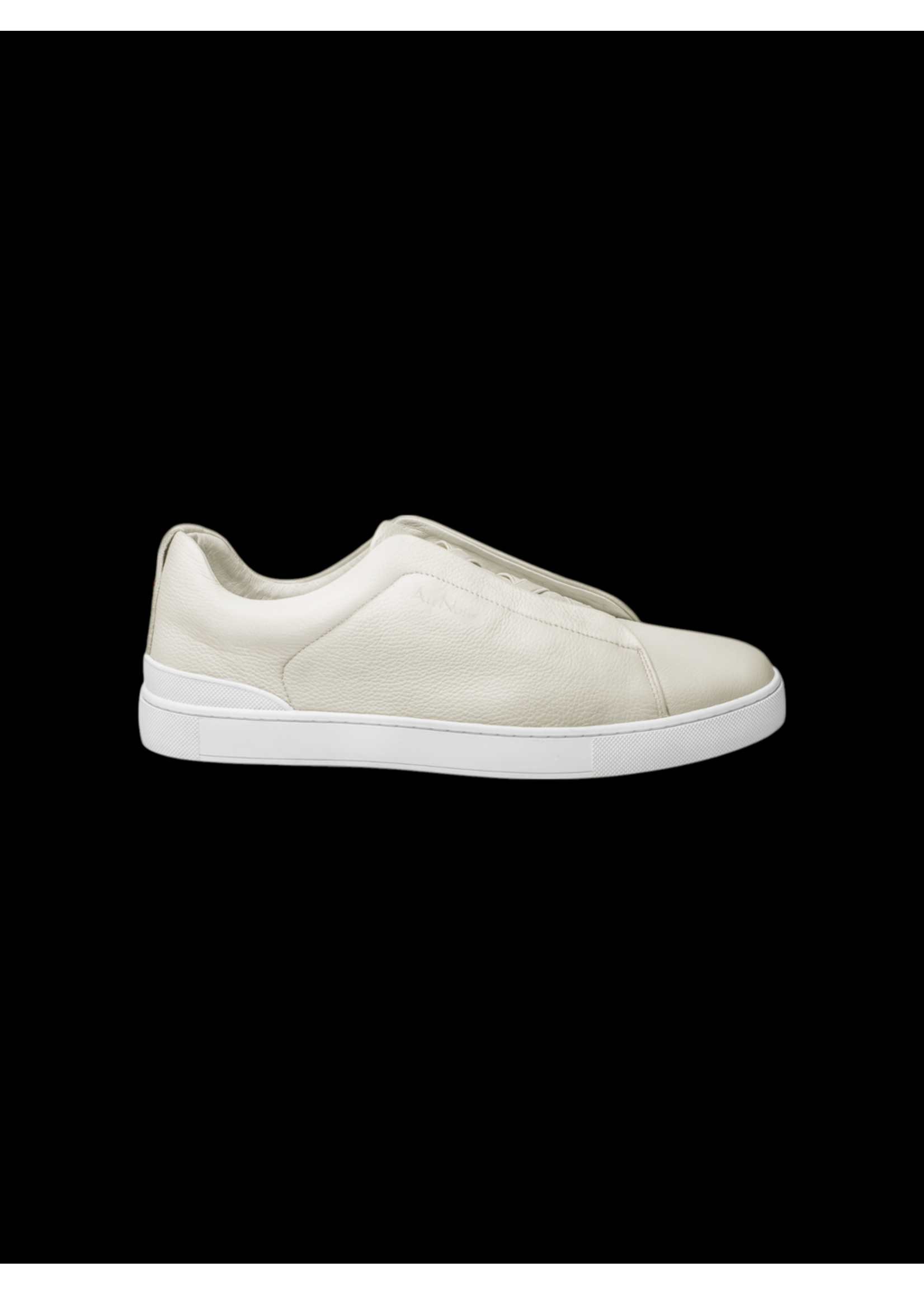 AU NOIR LEATHER SLIP-ON SHOE | HOLDEN, White/Cream