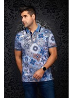 AU NOIR Polo imprimé AU NOIR — 360° extensible - CASABLANCA