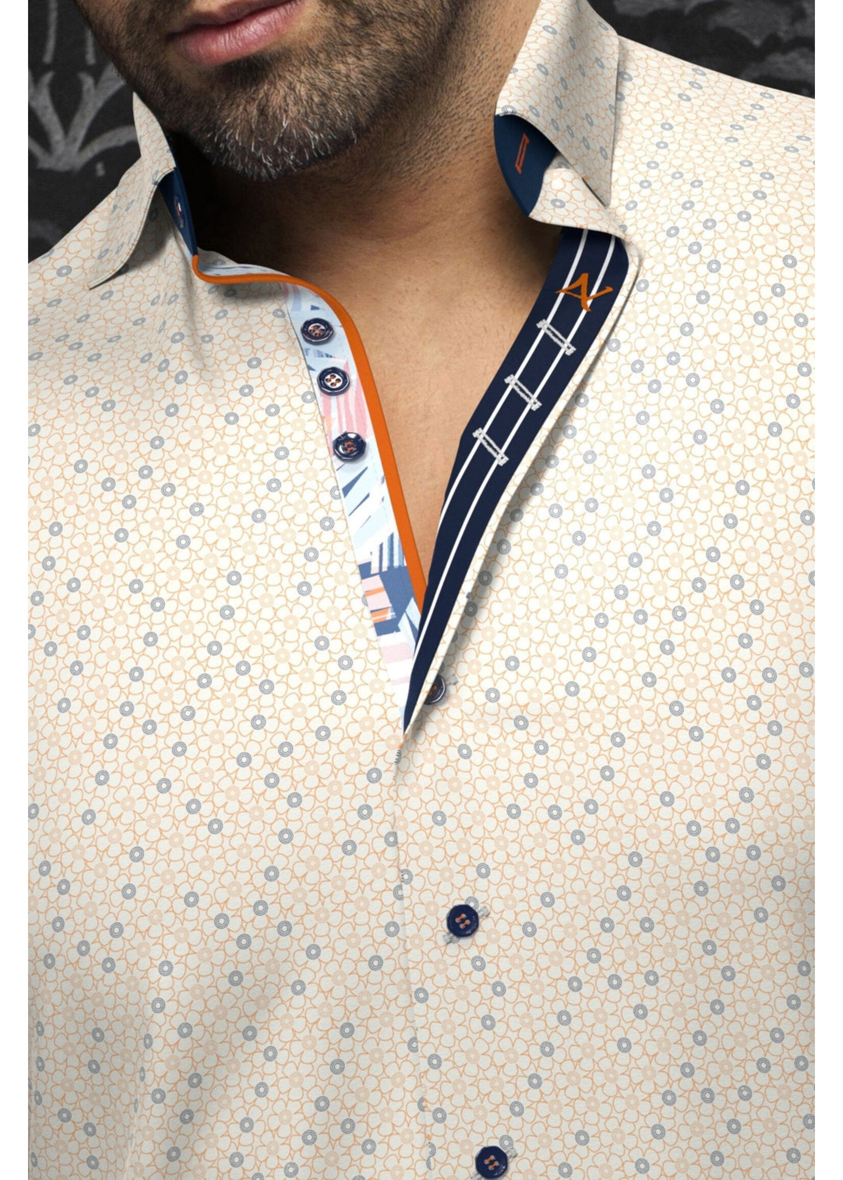 AU NOIR Chemise ML Au Noir en cotton - ATLAS