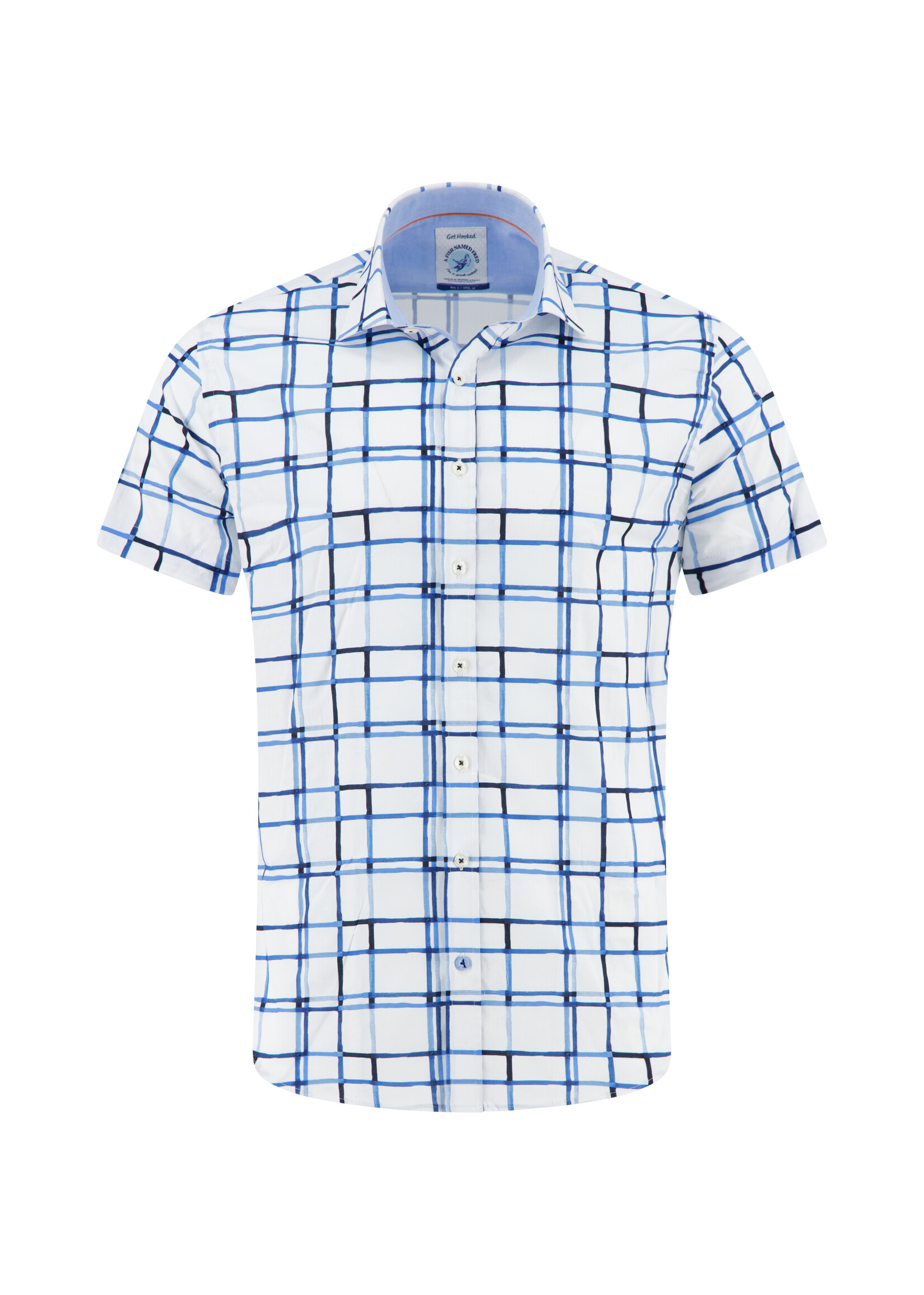 A FISH NAMED FRED Chemise mc coton AFNF -ART LINES