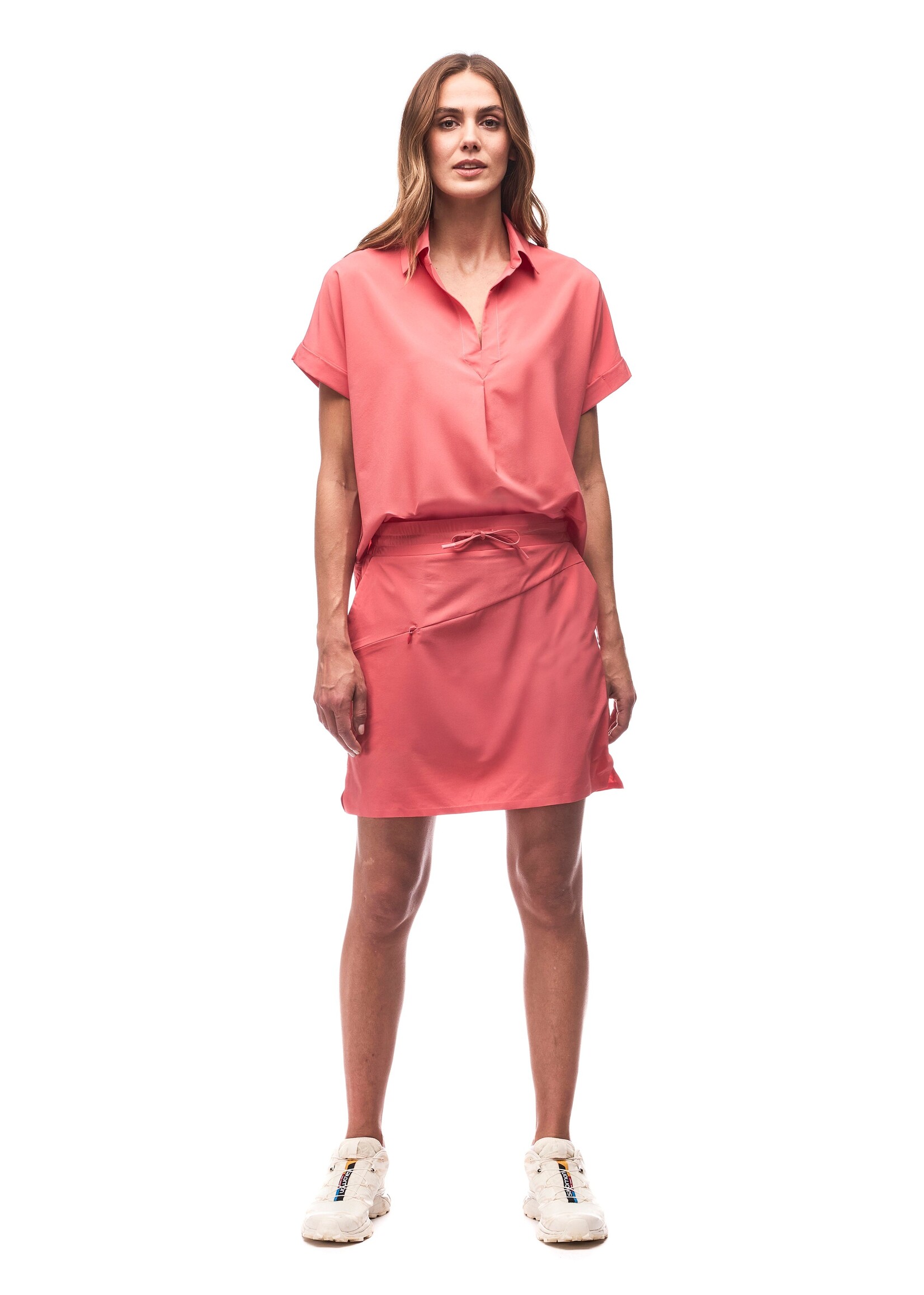 INDYEVA Blouse légère tissu extensible mc FRIVOL SHIRT - 5 couleurs disponibles