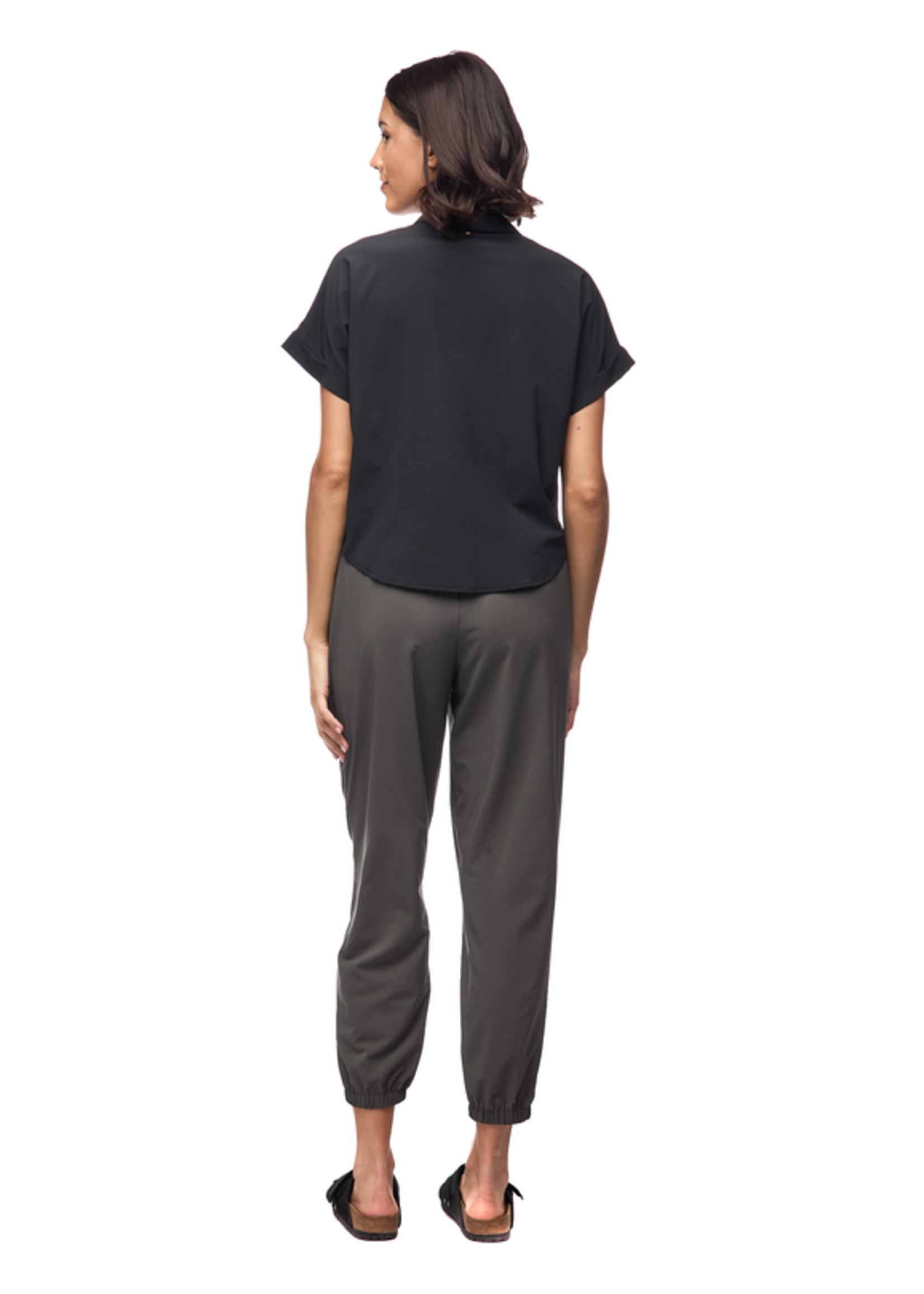 INDYEVA Lightweight stretch fabric blouse mc FRIVOL SHIRT - 5 colors available