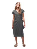 INDYEVA Robe légère en tissu extensible cache-coeur - KAVITA - 3 couleurs disponibles