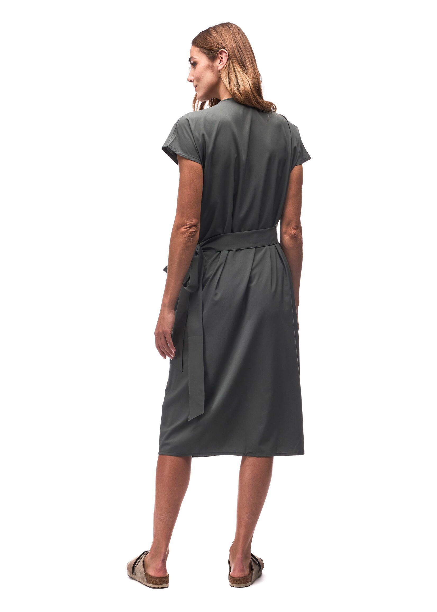 INDYEVA Robe légère en tissu extensible cache-coeur - KAVITA - 3 couleurs disponibles