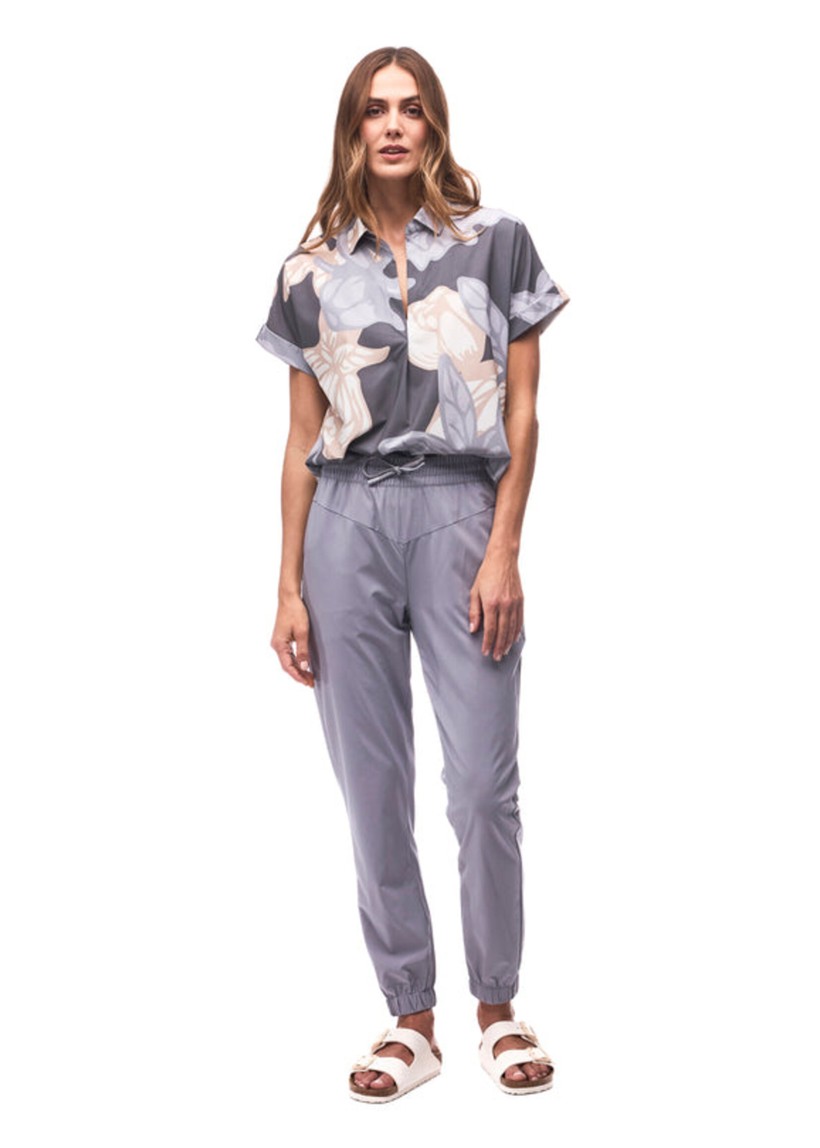 INDYEVA Pantalon tissé extensible léger - LASTIK - 5 couleurs disponibles