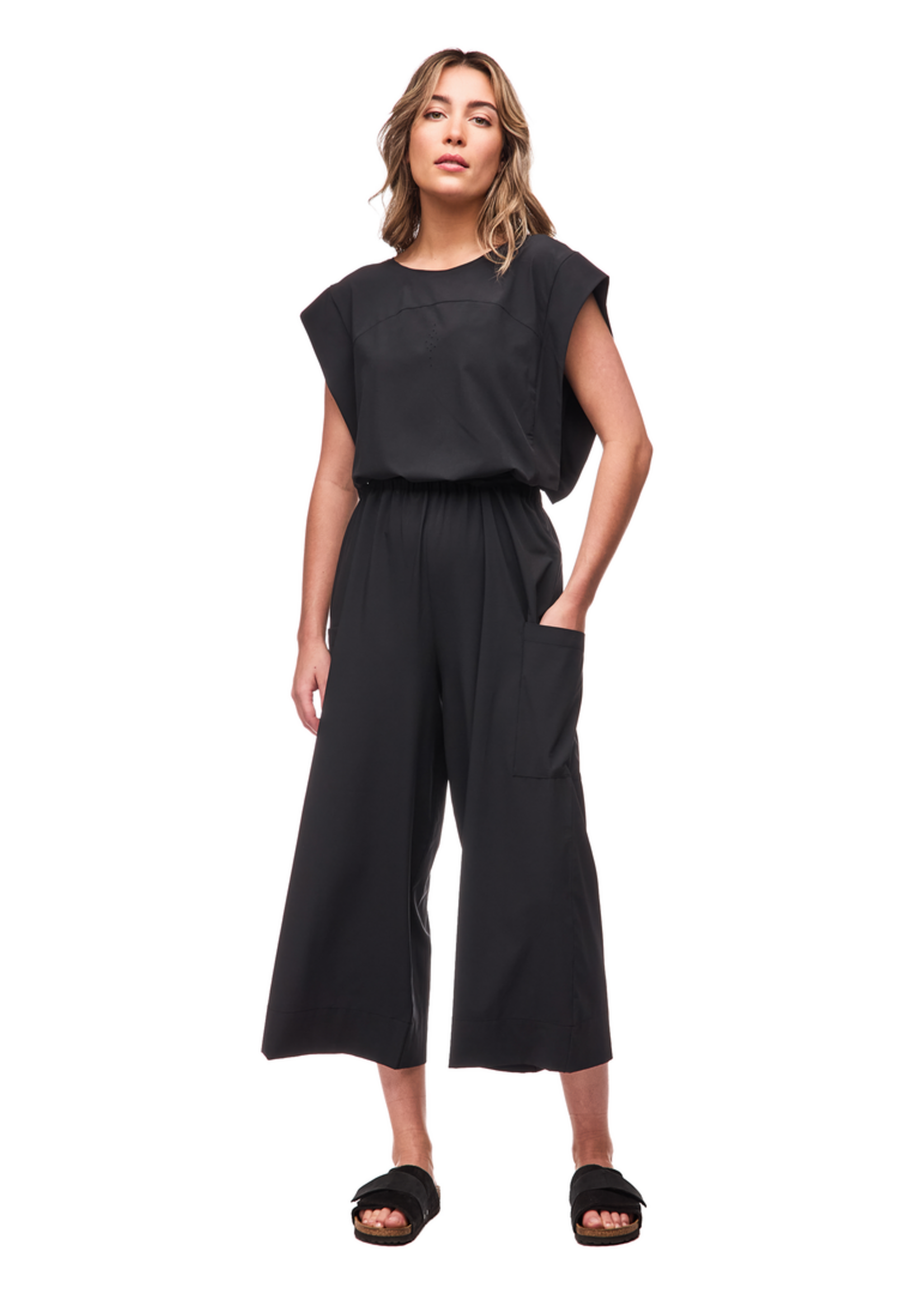 INDYEVA Lightweight woven sleeveless one-piece swimsuit - BRYZA - Available in 2 colors