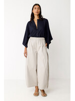 SKFK Pantalon de coton taille élastique coupe relax SKFK - 2 couleurs disponibles