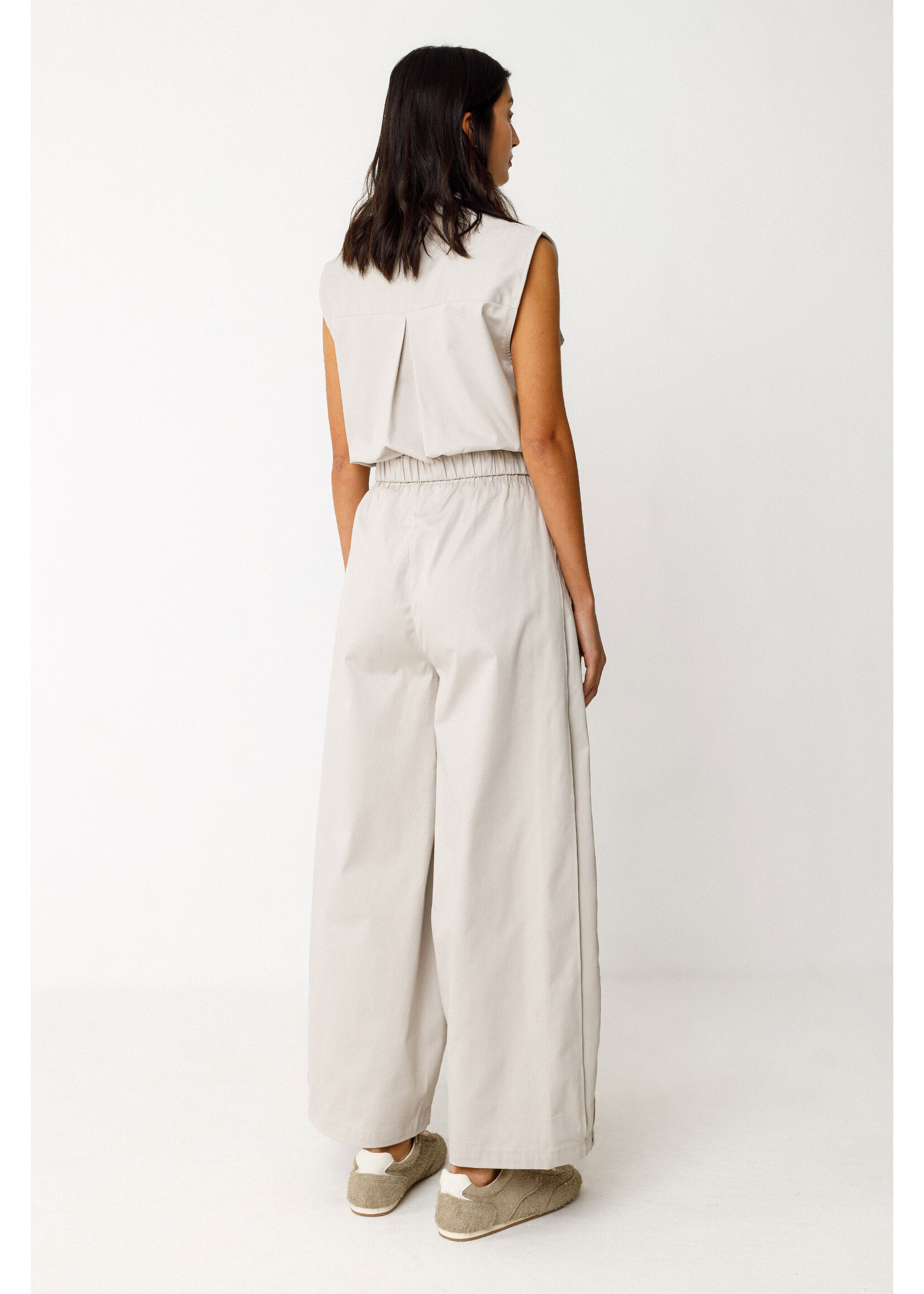 SKFK Relaxed fit elasticated waist cotton trousers by SKFK - available in 2 colours