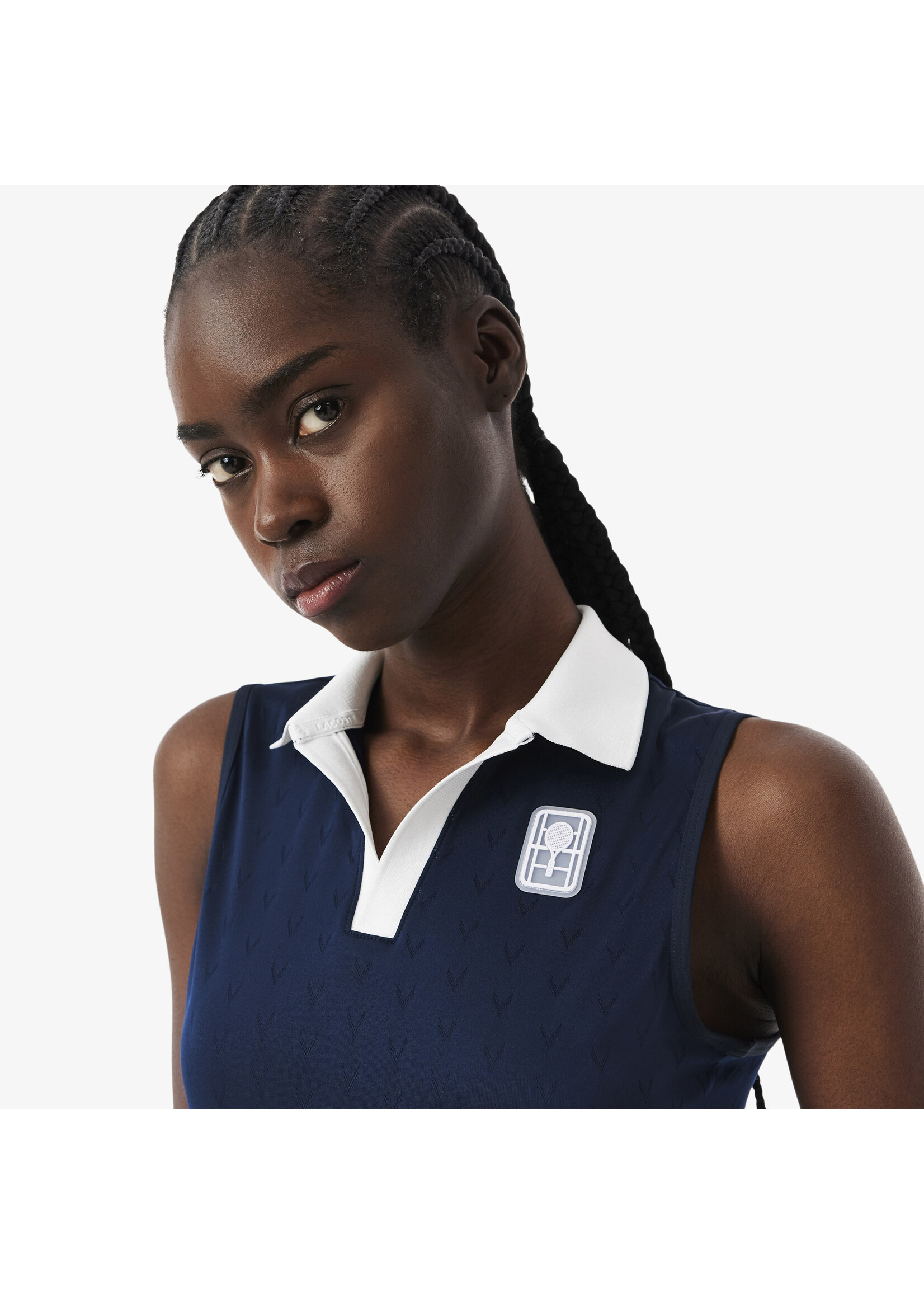 LACOSTE Ultra Dry Tennis Heritage Dress with Liner - LACOSTE