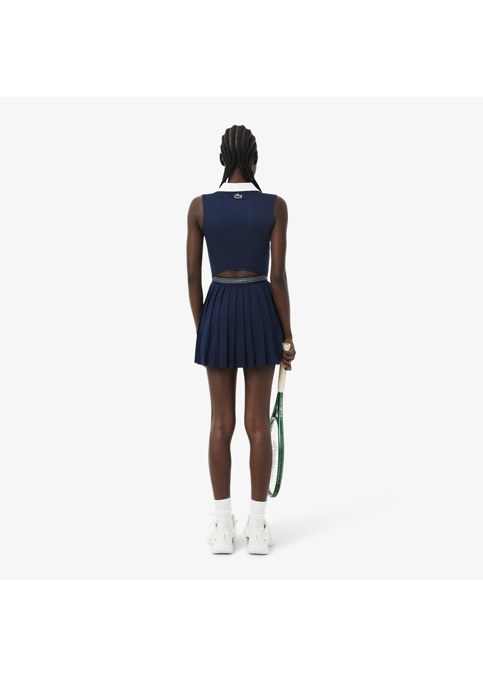 LACOSTE Ultra Dry Tennis Heritage Dress with Liner - LACOSTE