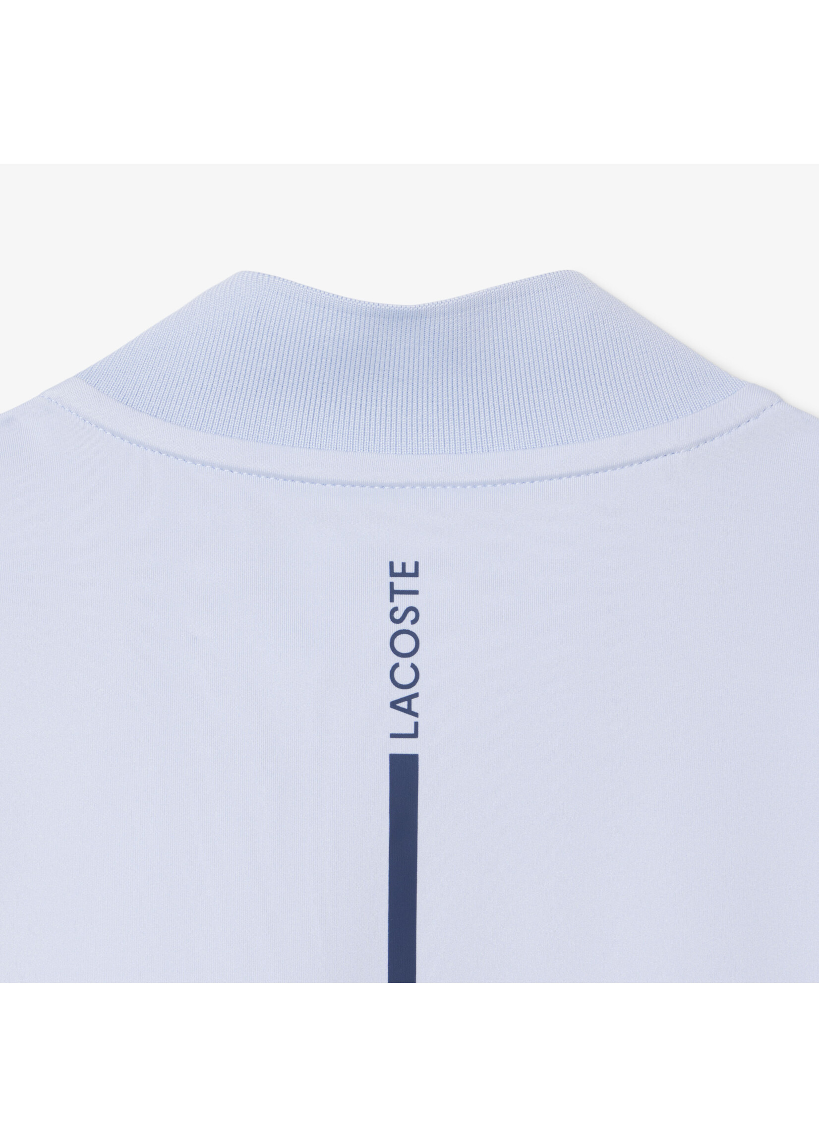 LACOSTE Polo sans manches avec fermeture éclair contrastante - LACOSTE