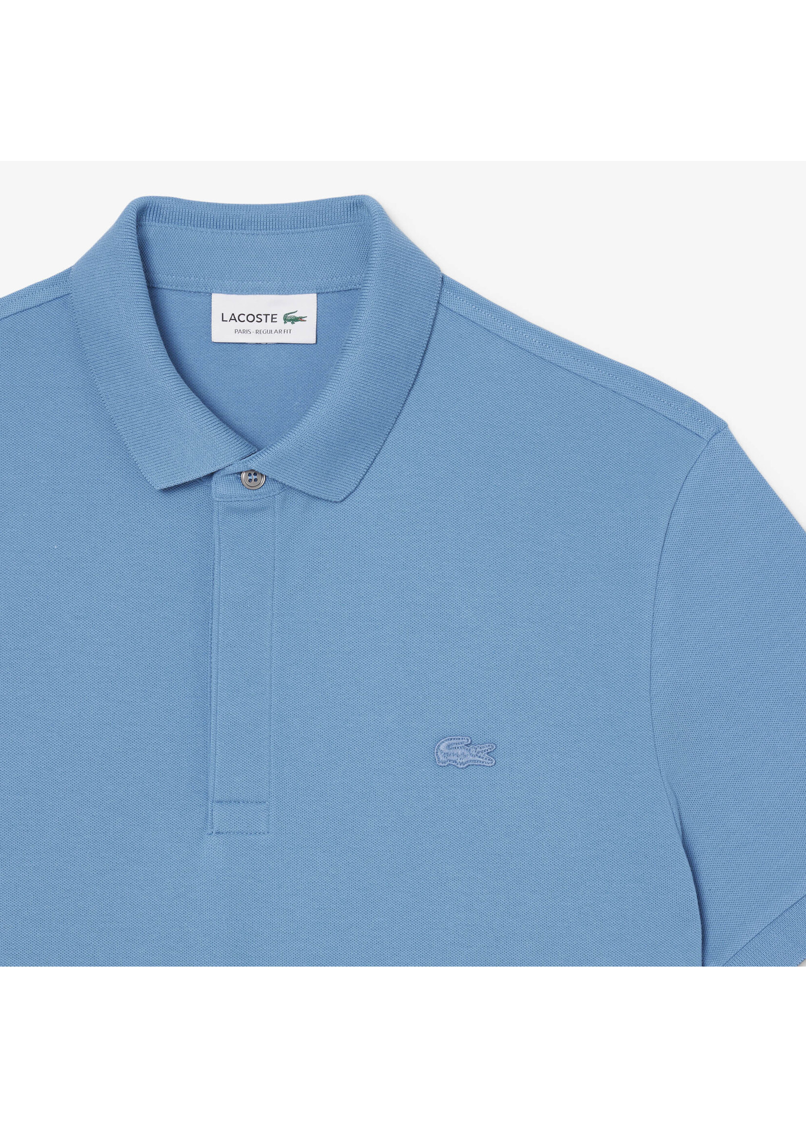 LACOSTE Polo Smart Paris en piqué de coton stretch pour homme-Bleu abysse